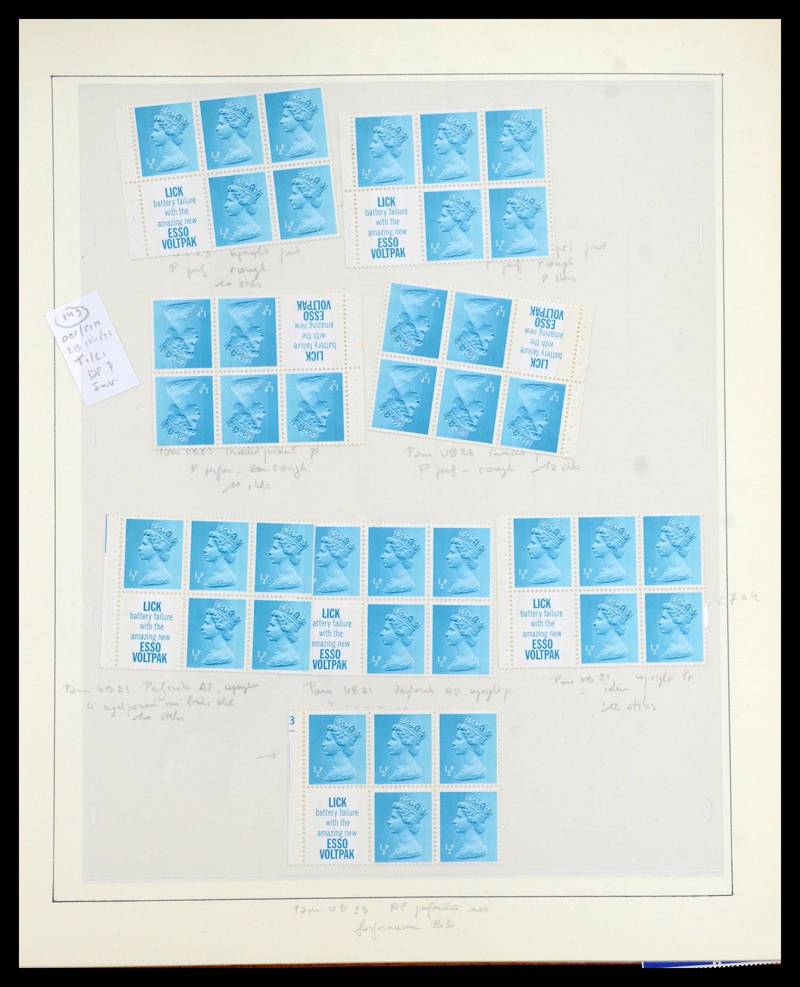 35700 072 - Postzegelverzameling 35700 Engeland machins 1971-2018!!
