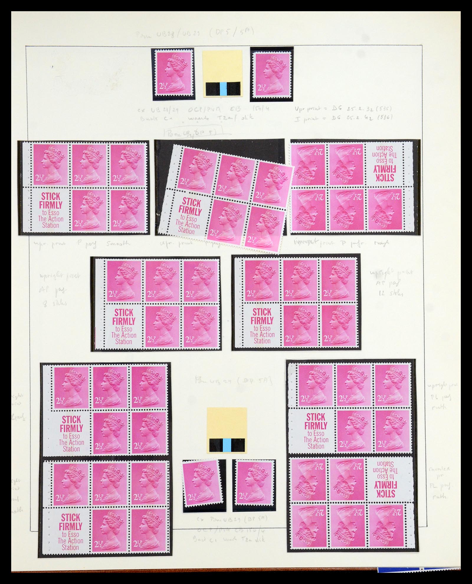 35700 076 - Postzegelverzameling 35700 Engeland machins 1971-2018!!