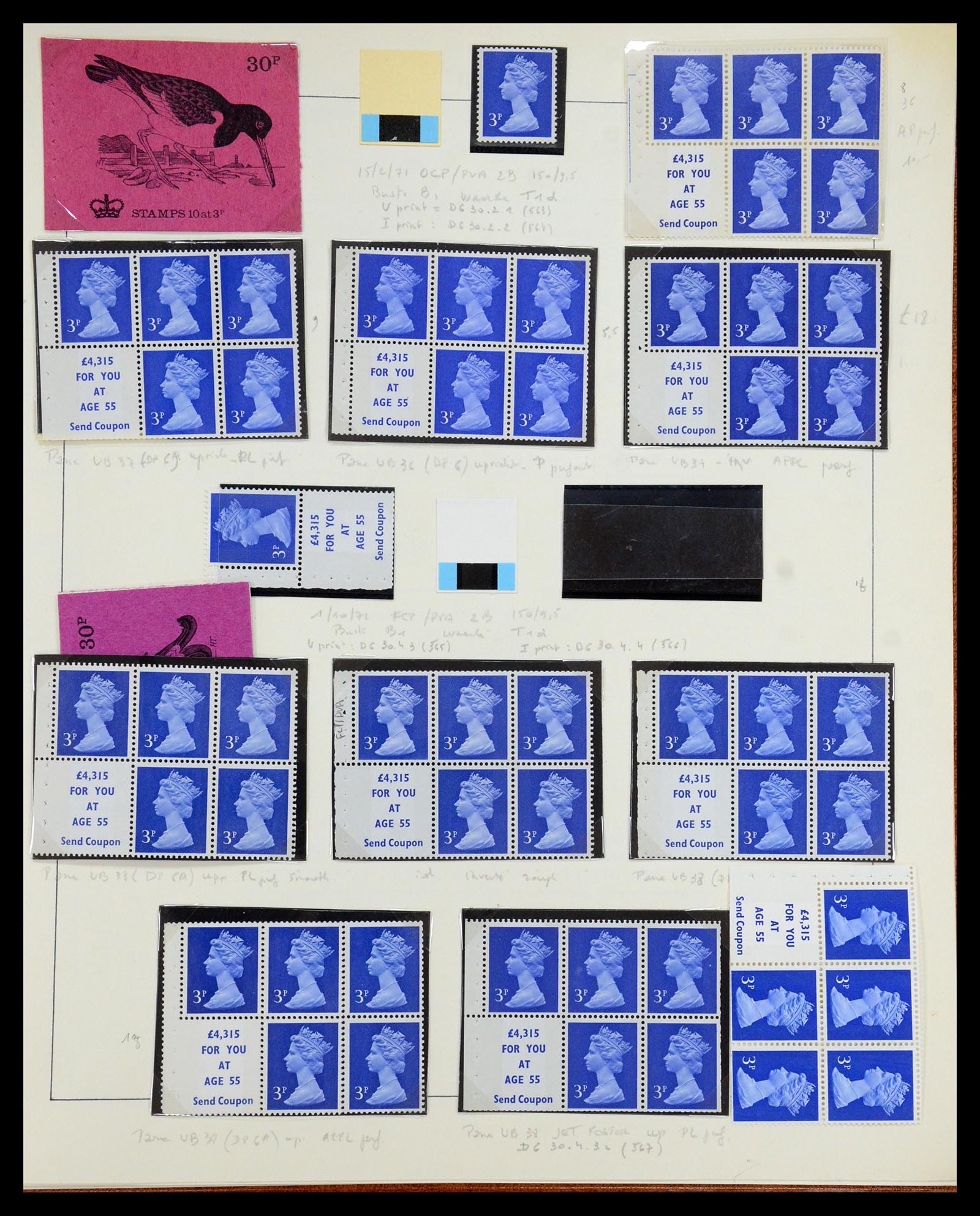 35700 083 - Postzegelverzameling 35700 Engeland machins 1971-2018!!