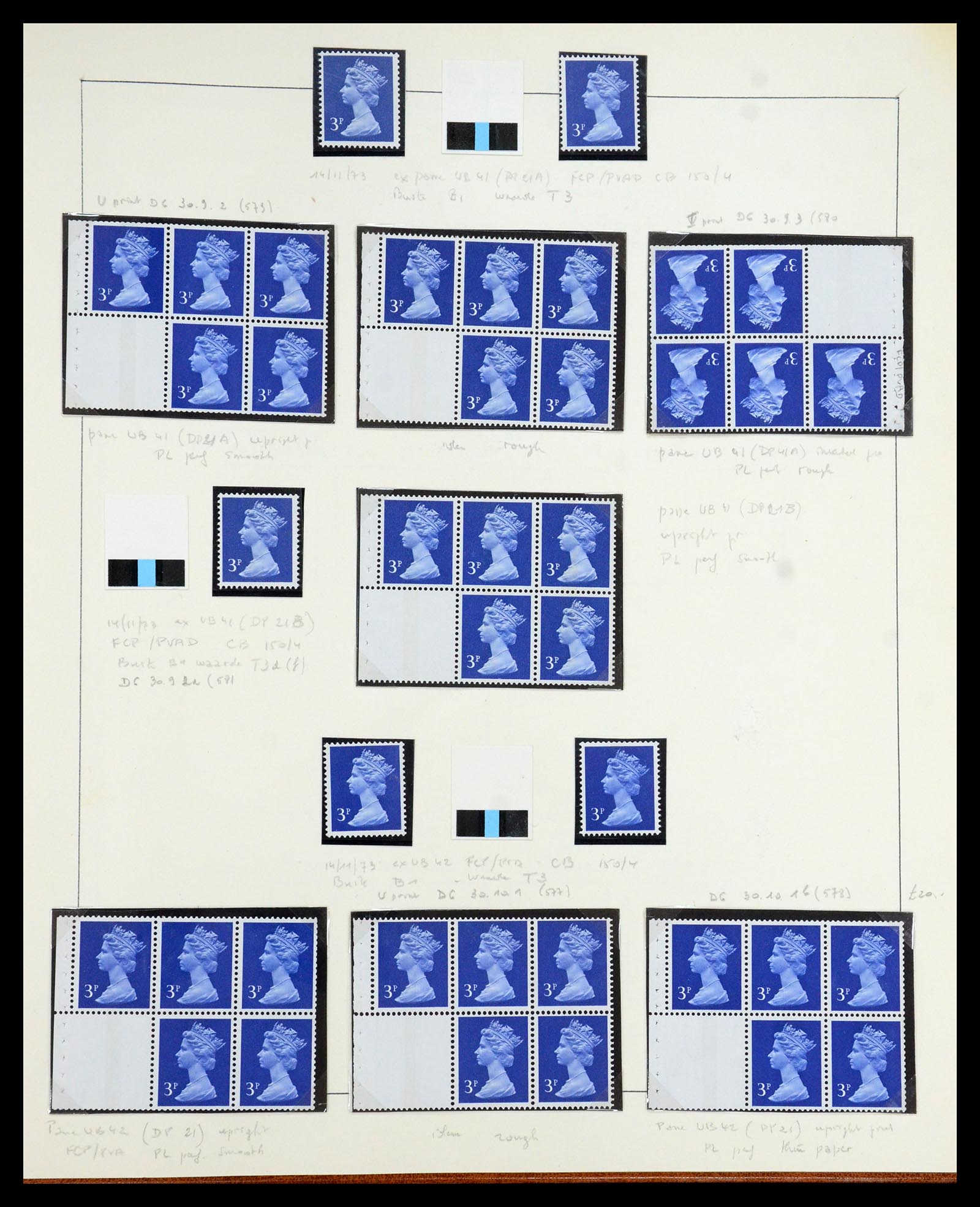 35700 086 - Postzegelverzameling 35700 Engeland machins 1971-2018!!