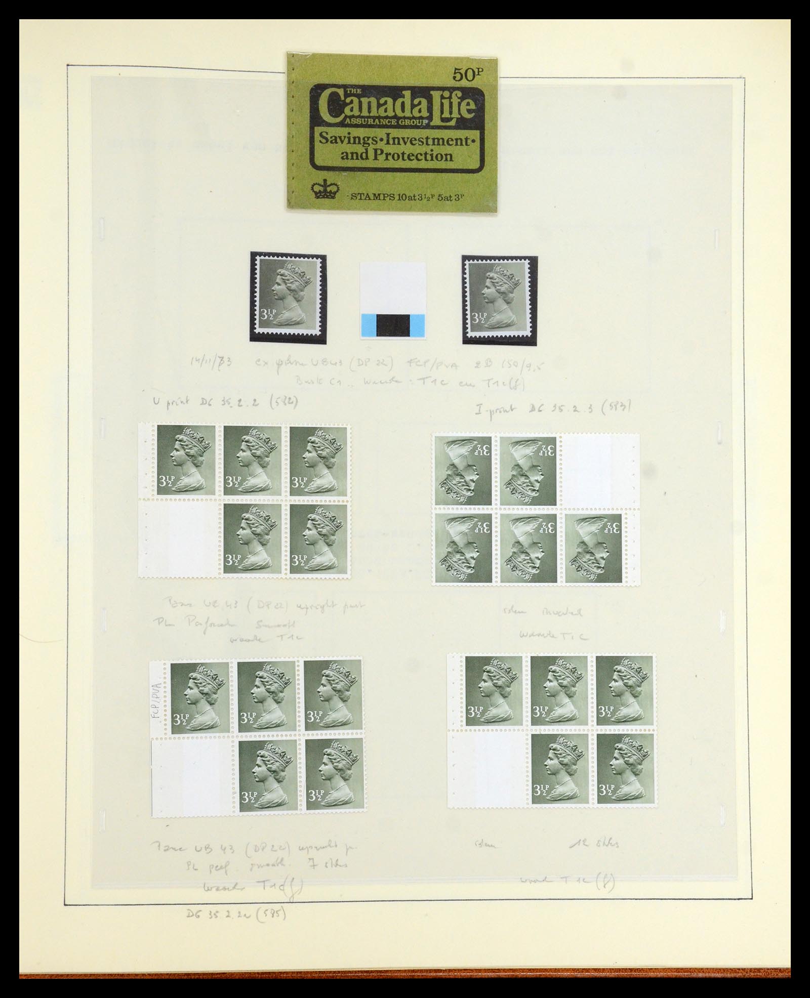 35700 087 - Postzegelverzameling 35700 Engeland machins 1971-2018!!
