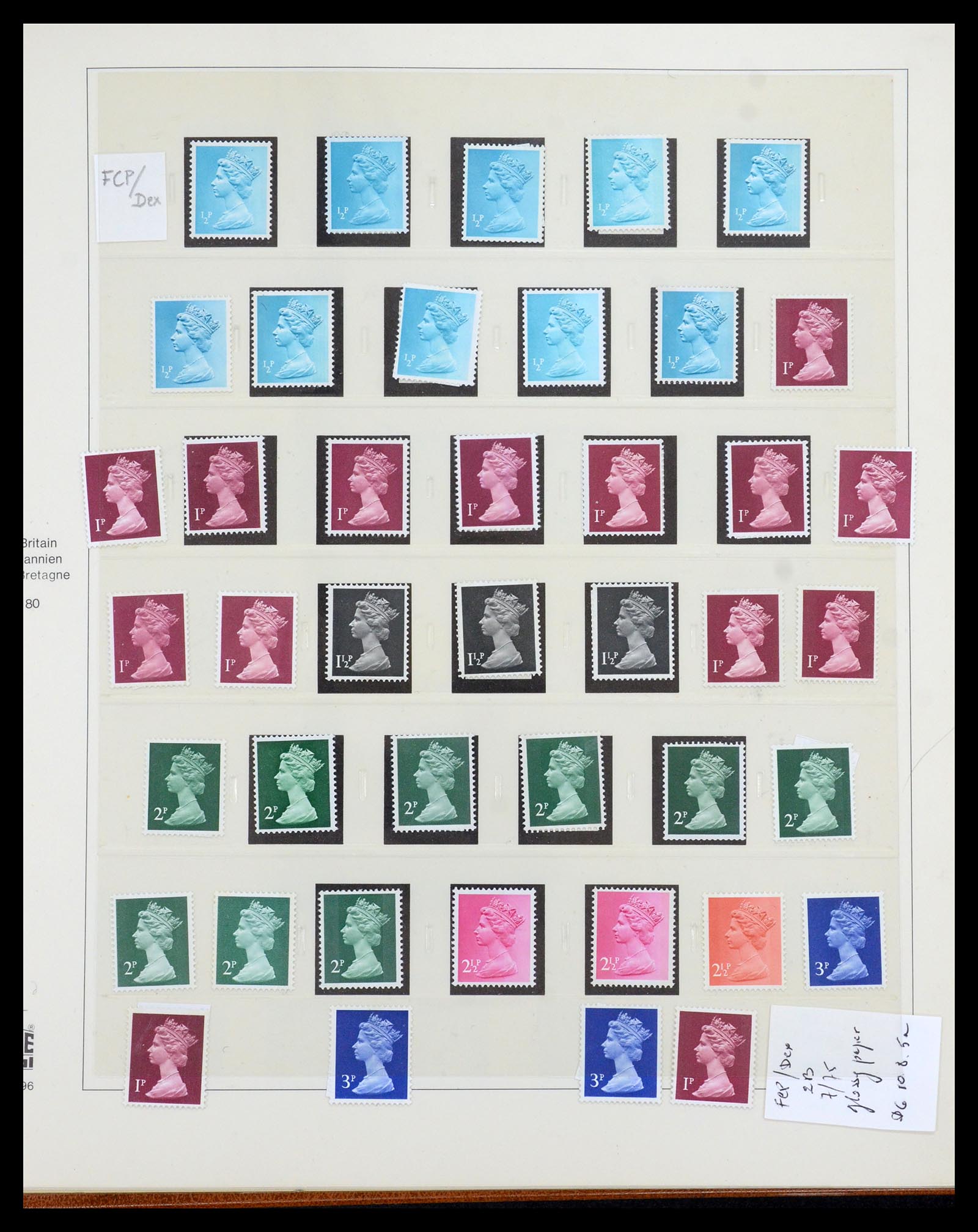 35700 089 - Postzegelverzameling 35700 Engeland machins 1971-2018!!