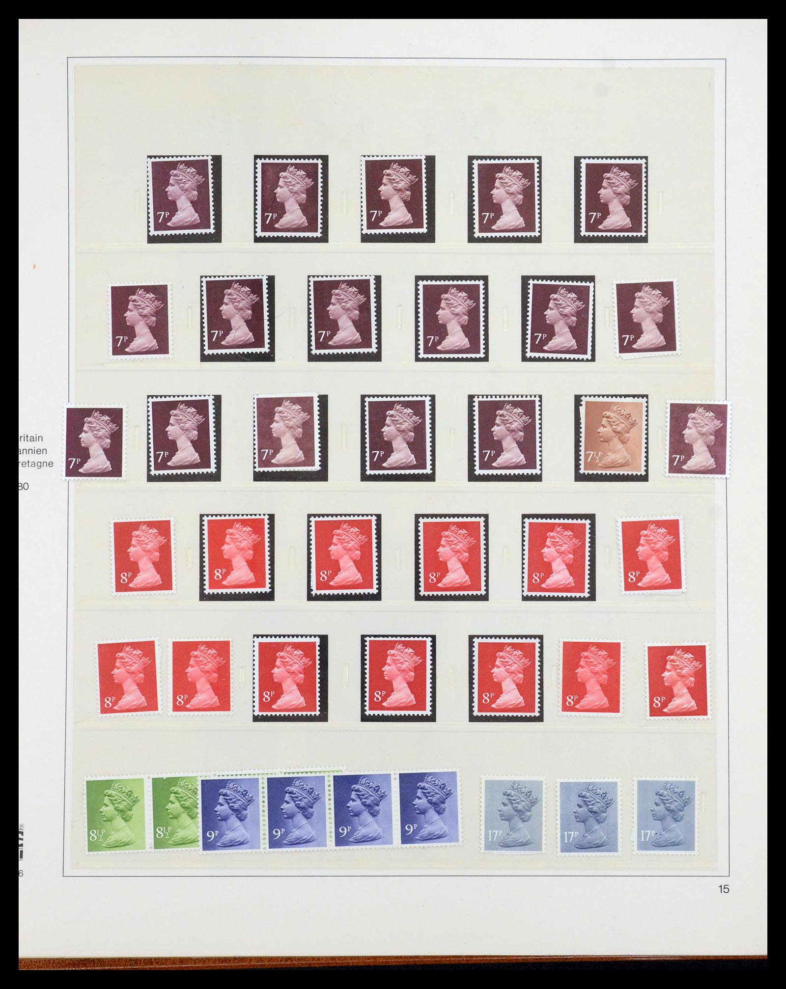 35700 091 - Postzegelverzameling 35700 Engeland machins 1971-2018!!