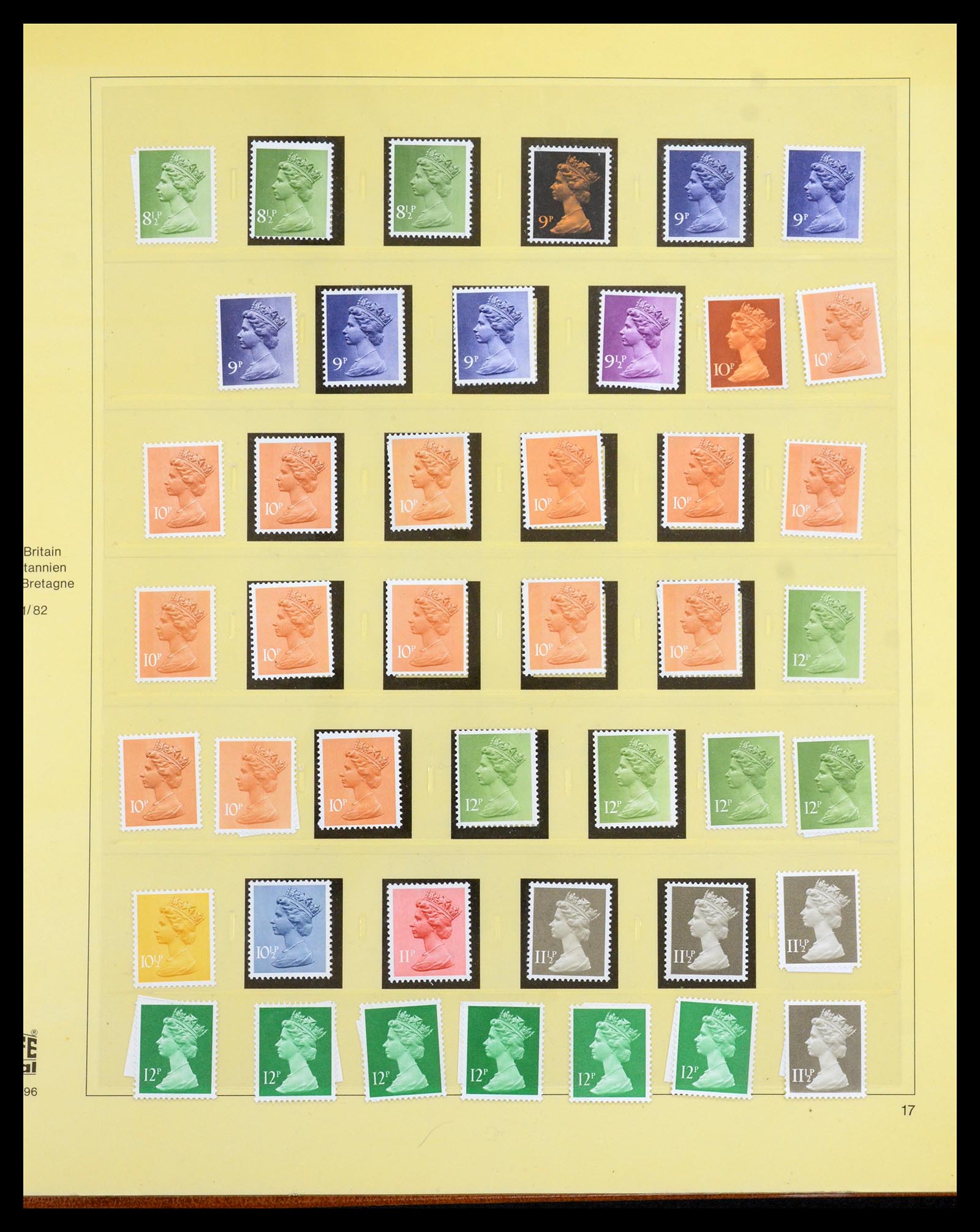 35700 092 - Postzegelverzameling 35700 Engeland machins 1971-2018!!
