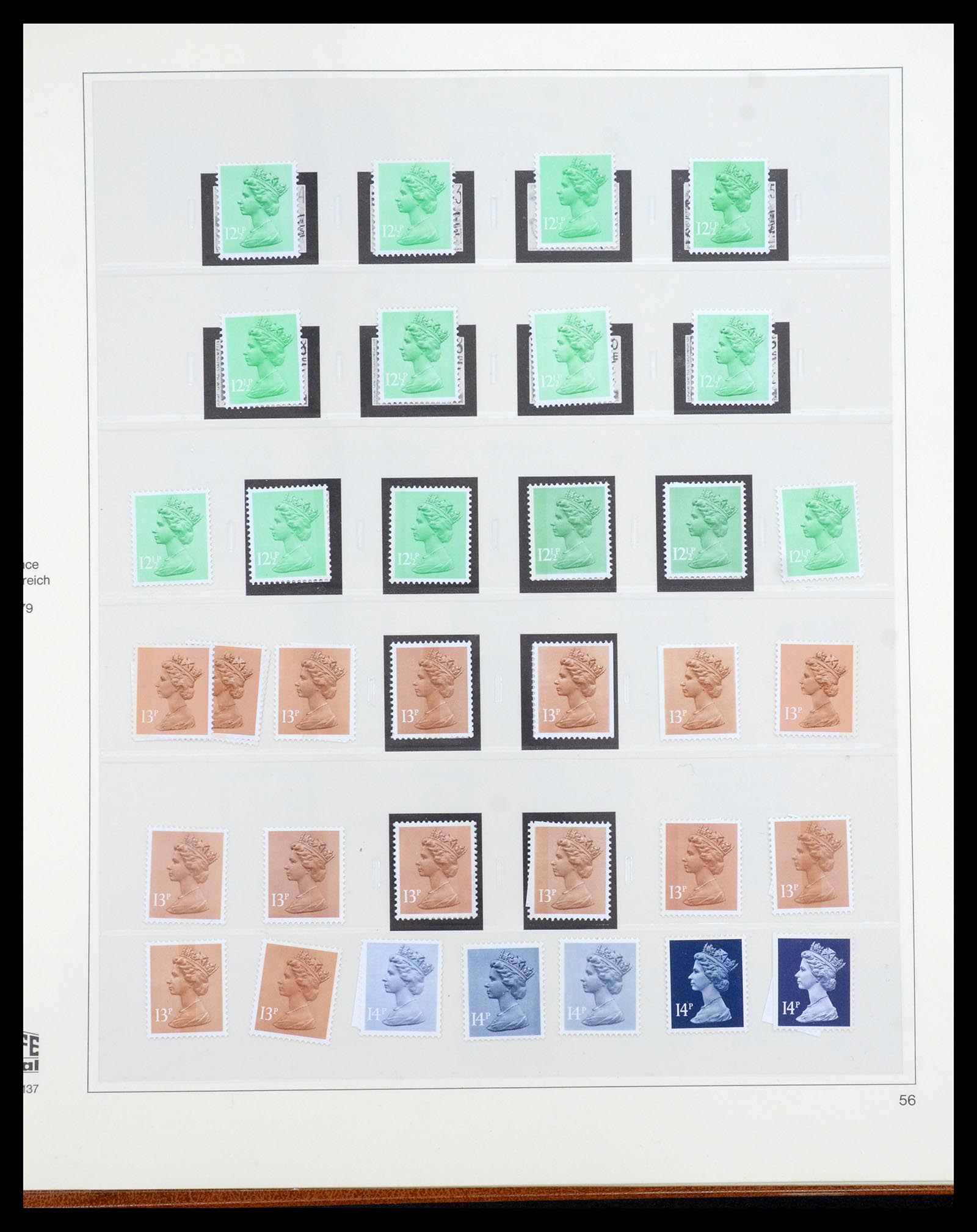 35700 093 - Postzegelverzameling 35700 Engeland machins 1971-2018!!