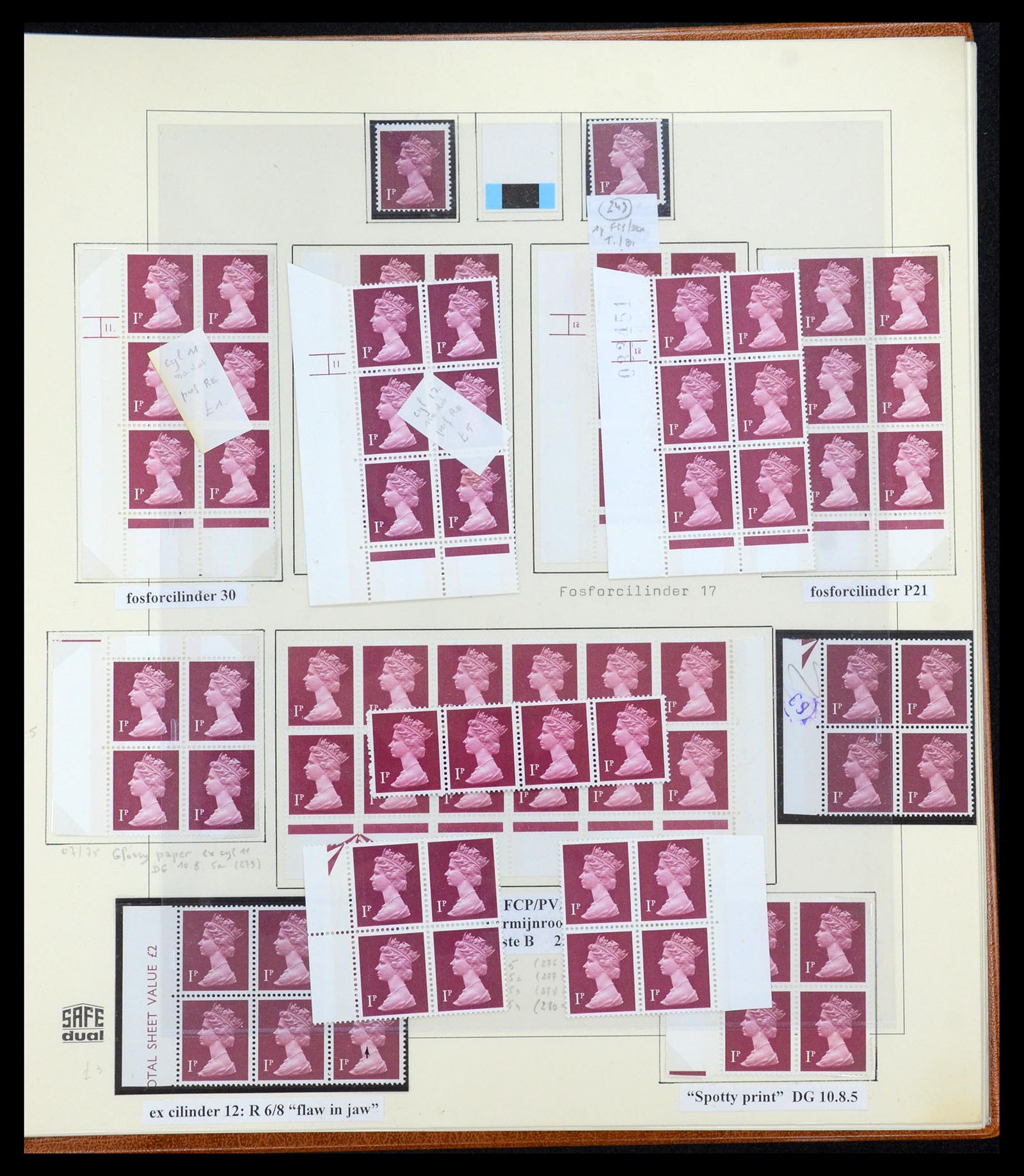 35700 104 - Postzegelverzameling 35700 Engeland machins 1971-2018!!
