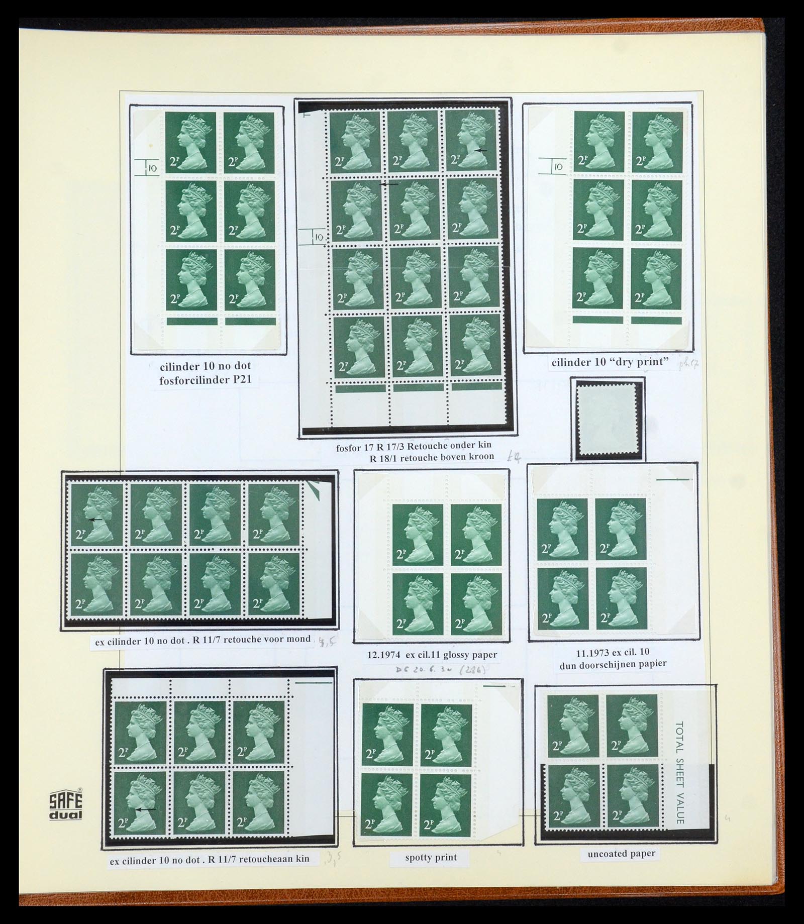 35700 107 - Postzegelverzameling 35700 Engeland machins 1971-2018!!