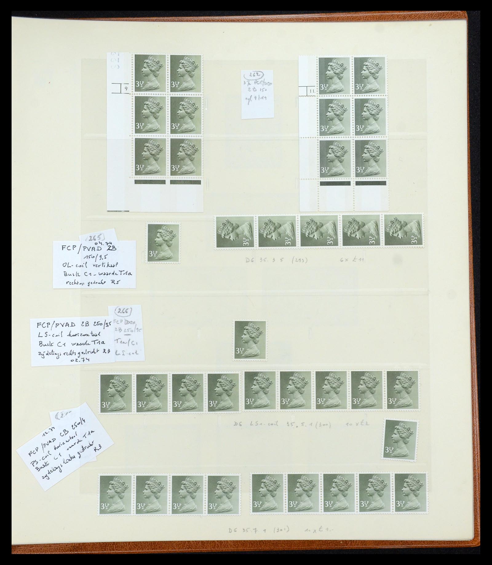35700 112 - Postzegelverzameling 35700 Engeland machins 1971-2018!!