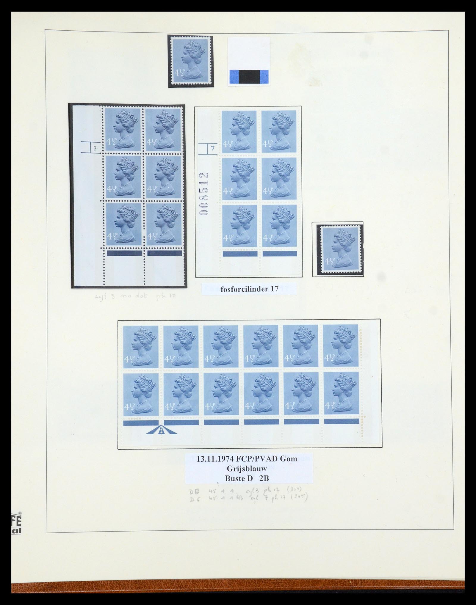 35700 114 - Postzegelverzameling 35700 Engeland machins 1971-2018!!