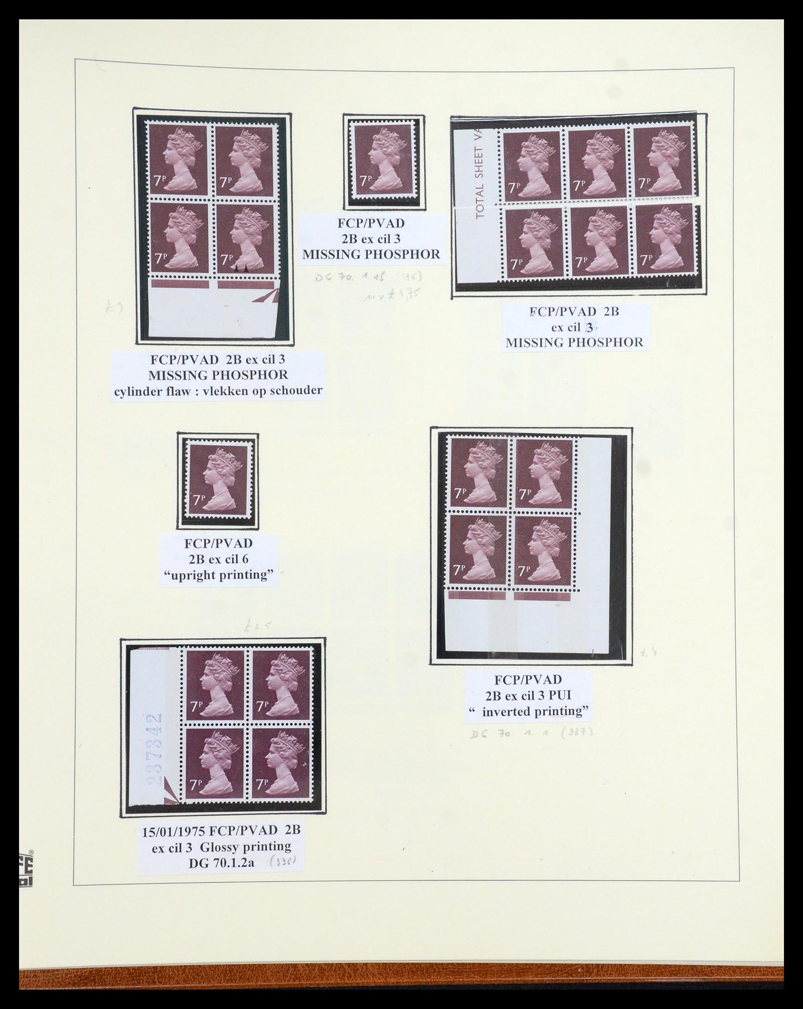 35700 126 - Postzegelverzameling 35700 Engeland machins 1971-2018!!