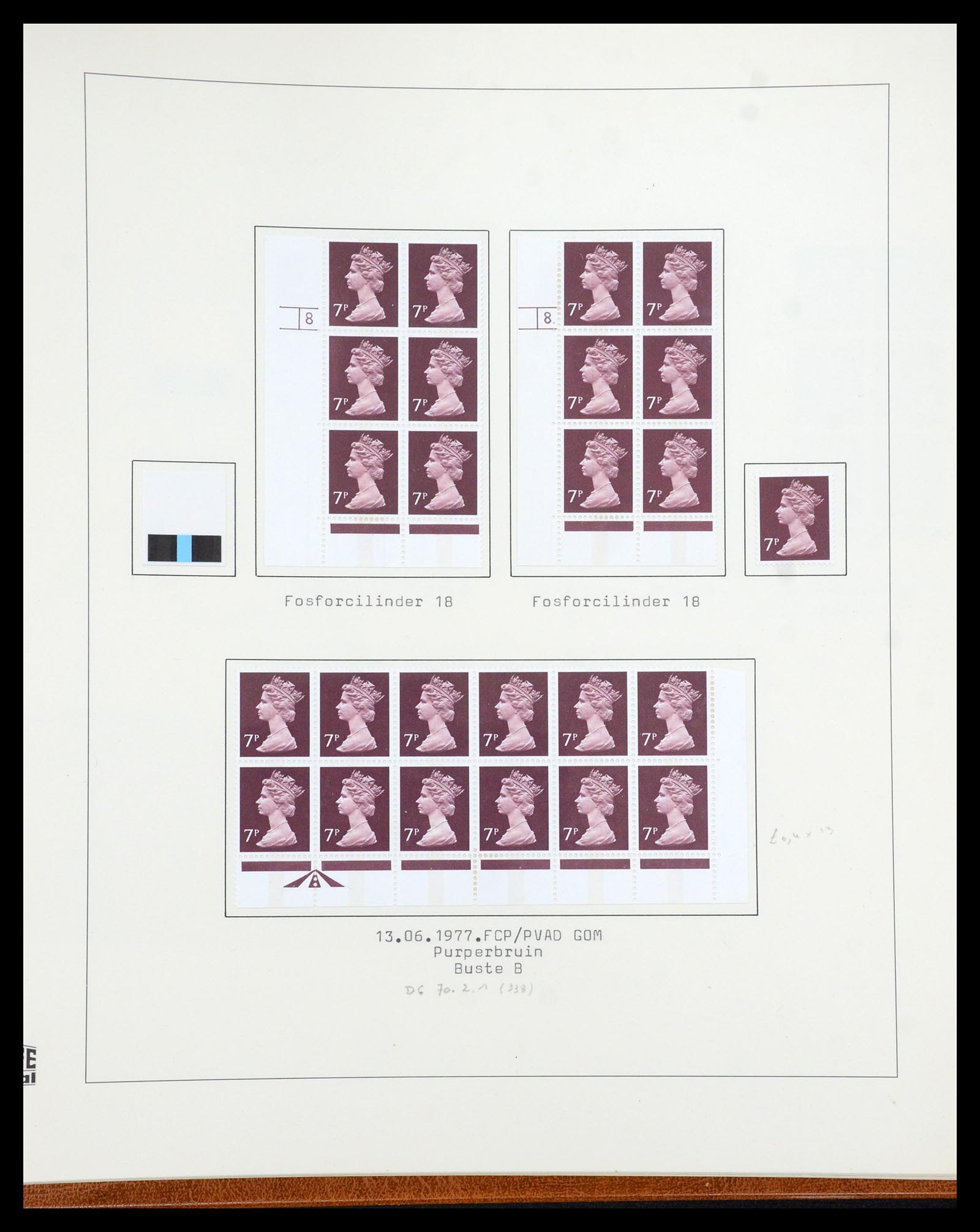 35700 127 - Postzegelverzameling 35700 Engeland machins 1971-2018!!
