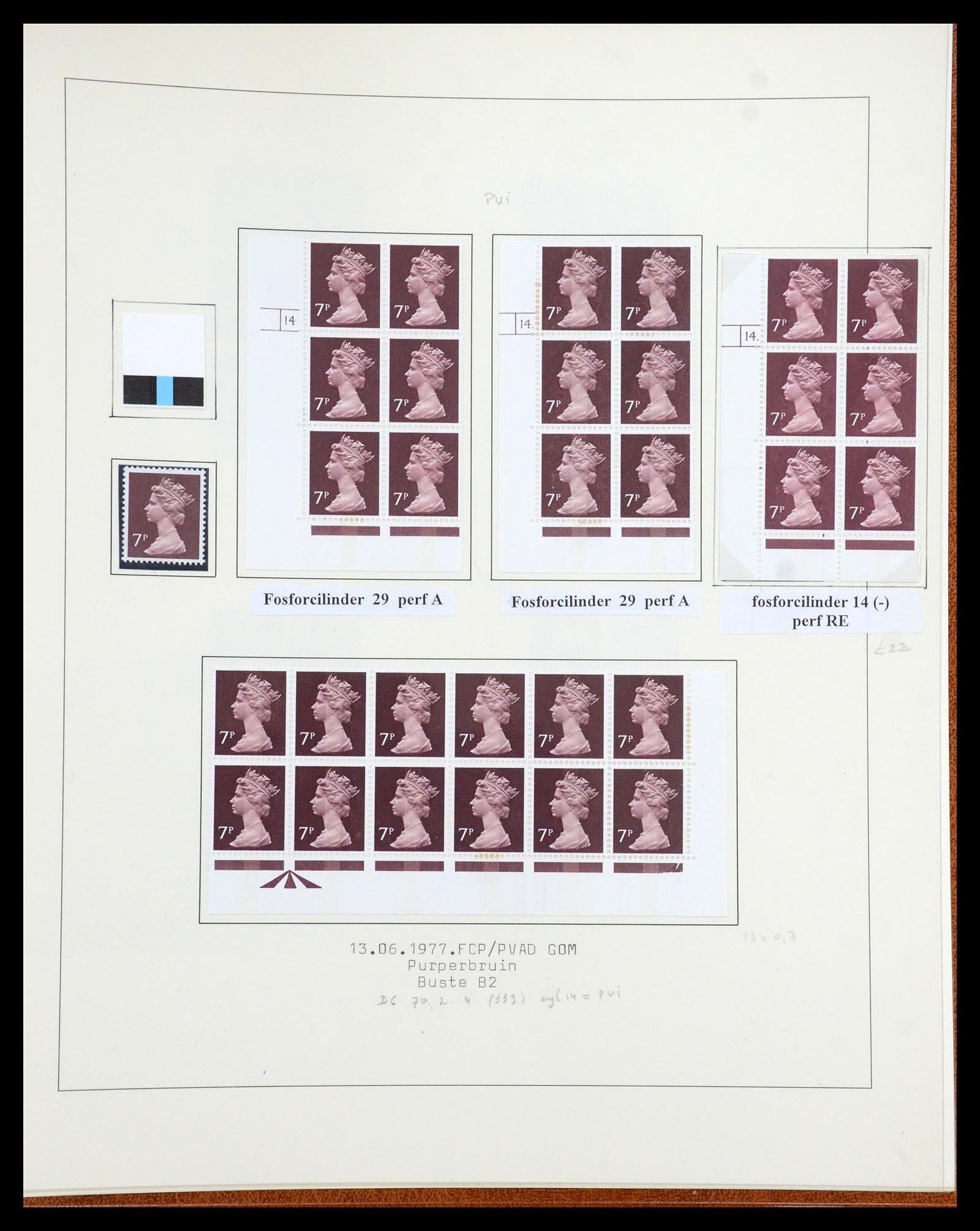 35700 128 - Postzegelverzameling 35700 Engeland machins 1971-2018!!