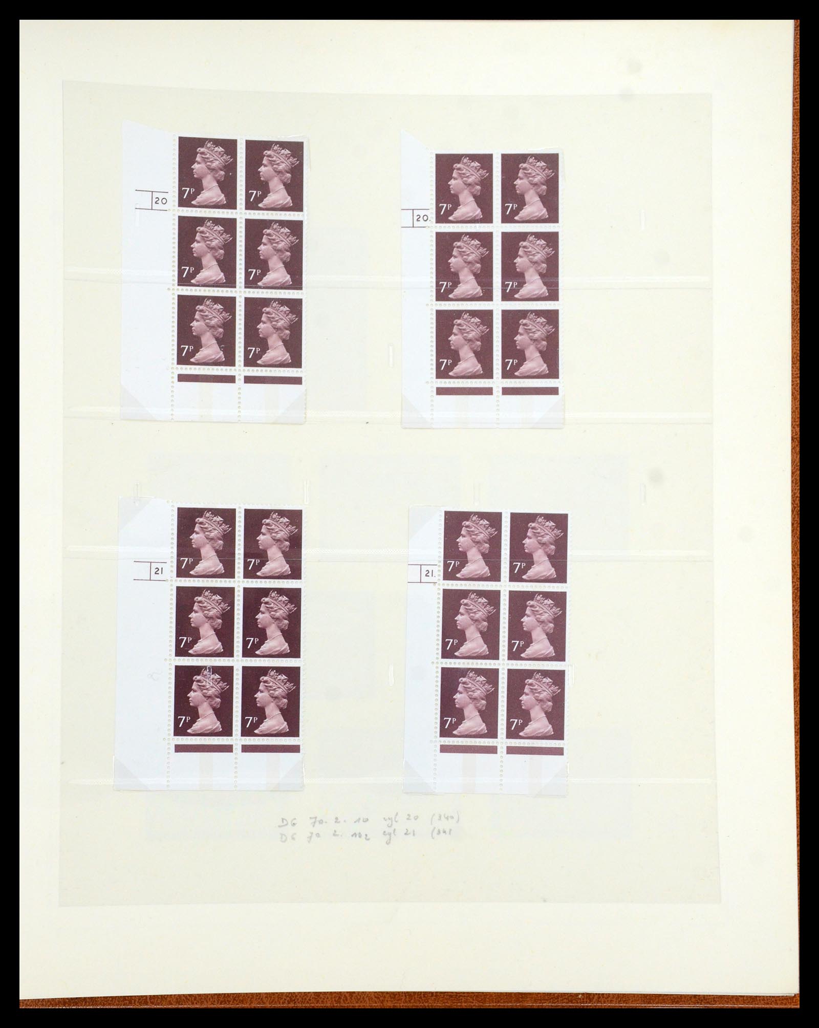 35700 129 - Postzegelverzameling 35700 Engeland machins 1971-2018!!