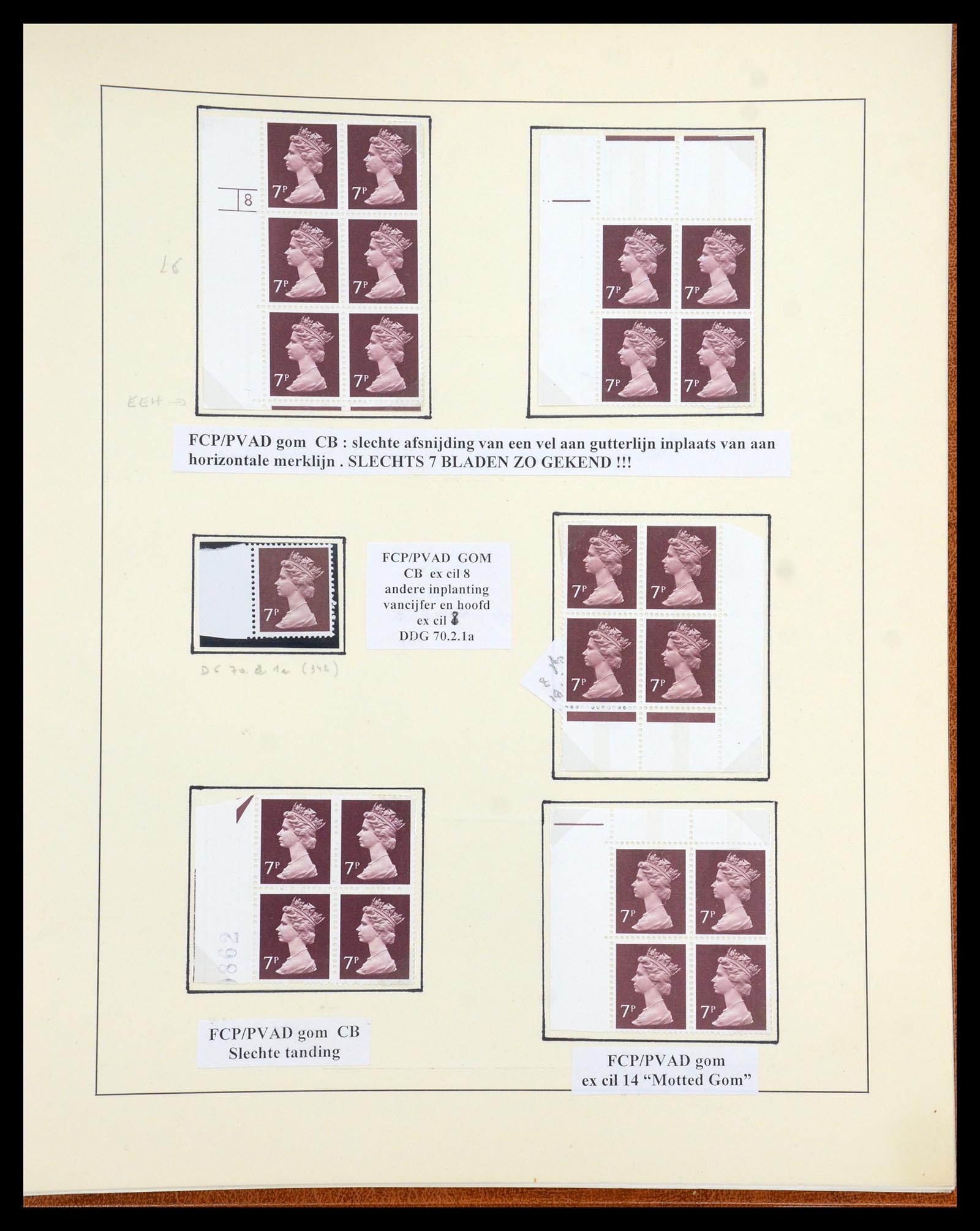 35700 130 - Postzegelverzameling 35700 Engeland machins 1971-2018!!