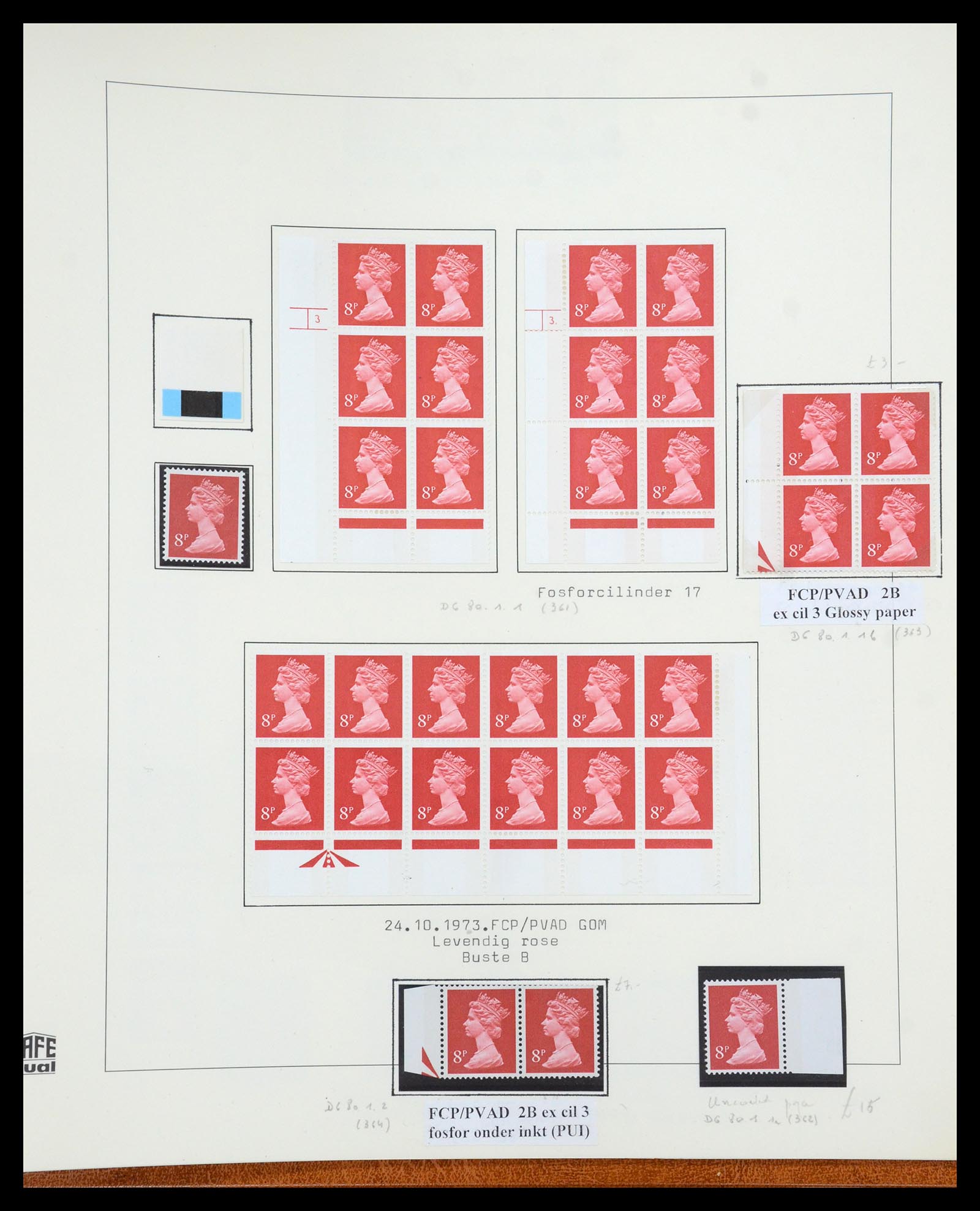 35700 134 - Postzegelverzameling 35700 Engeland machins 1971-2018!!