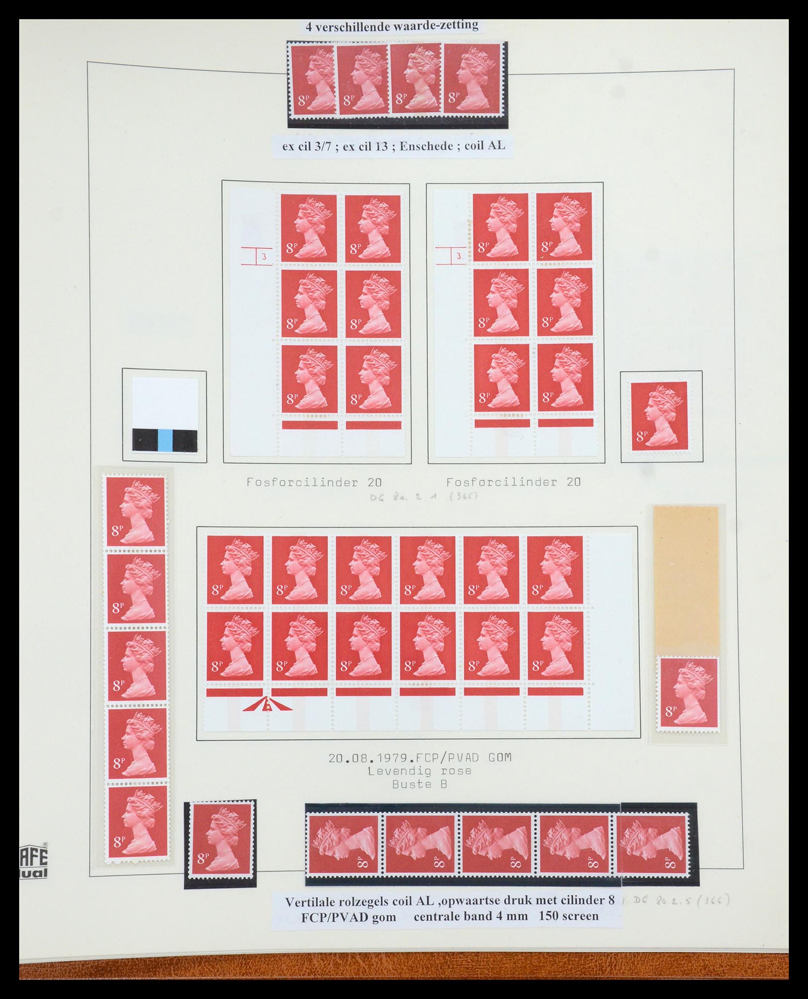 35700 135 - Postzegelverzameling 35700 Engeland machins 1971-2018!!