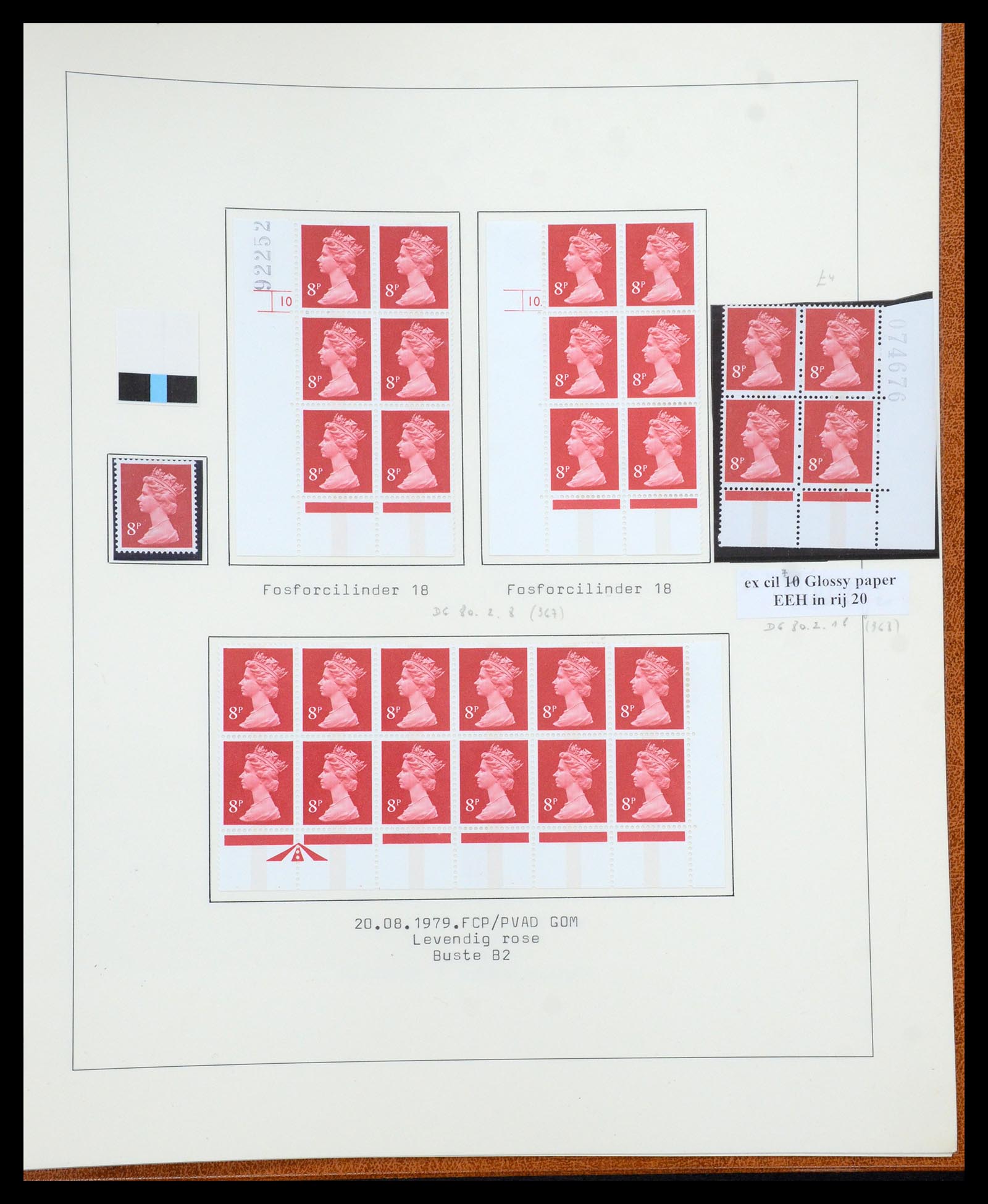 35700 136 - Postzegelverzameling 35700 Engeland machins 1971-2018!!