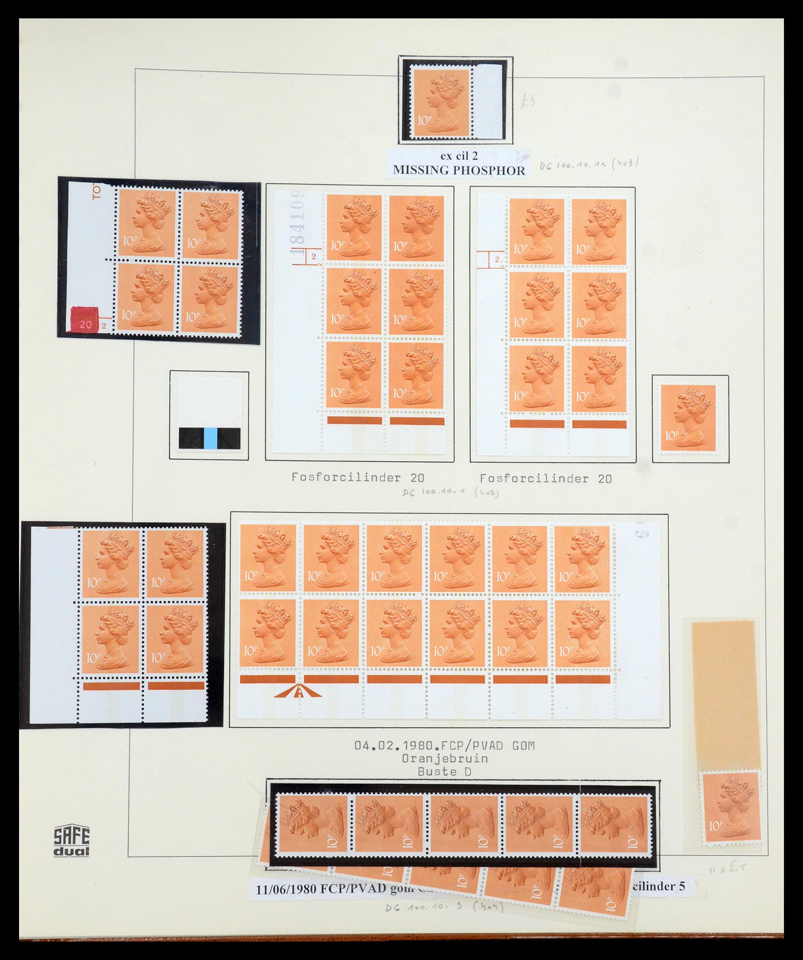 35700 151 - Postzegelverzameling 35700 Engeland machins 1971-2018!!