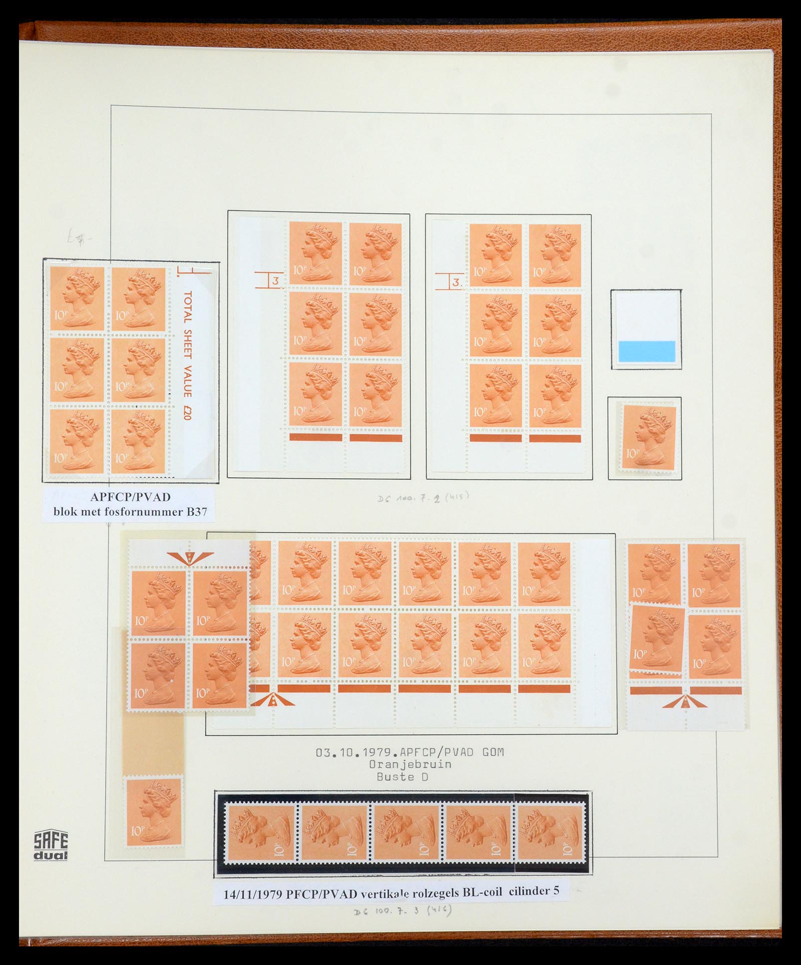 35700 157 - Postzegelverzameling 35700 Engeland machins 1971-2018!!