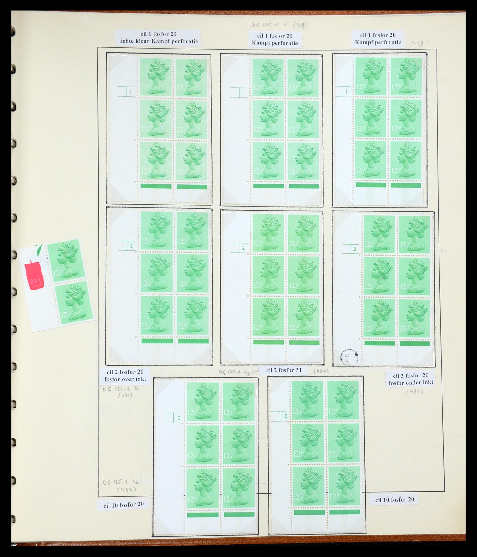 35700 163 - Postzegelverzameling 35700 Engeland machins 1971-2018!!