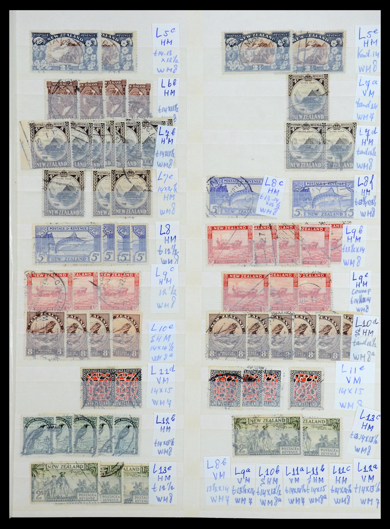35735 196 - Postzegelverzameling 35735 Nieuw Zeeland 1856-2000.
