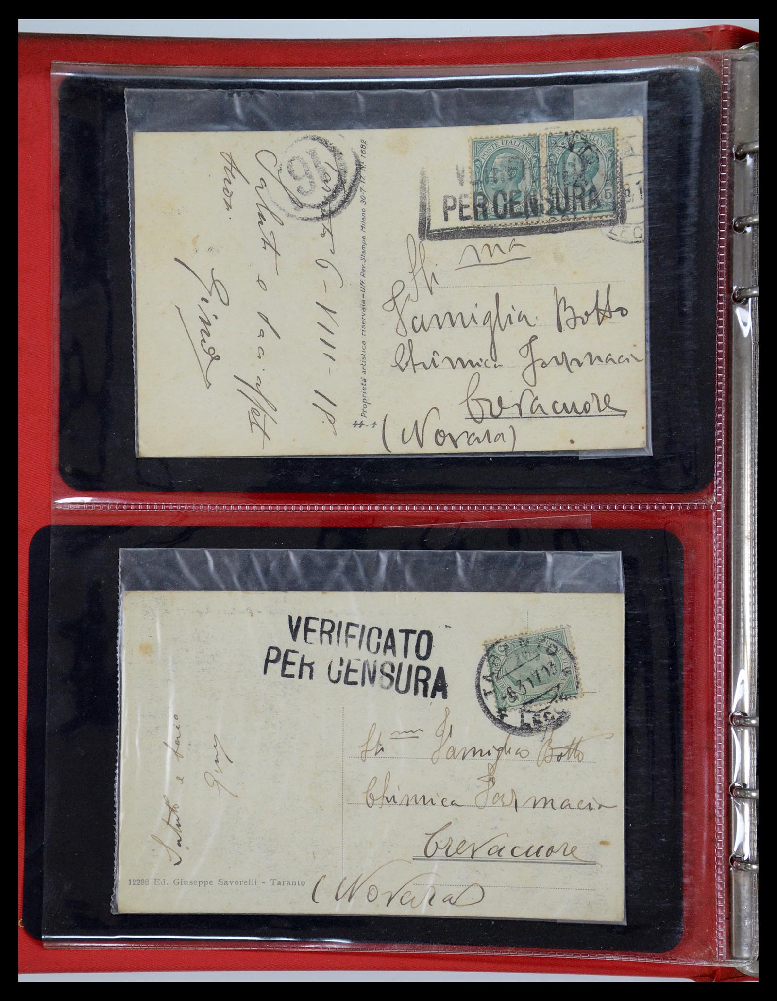 35751 032 - Postzegelverzameling 35751 Italië brieven 1878-1960.