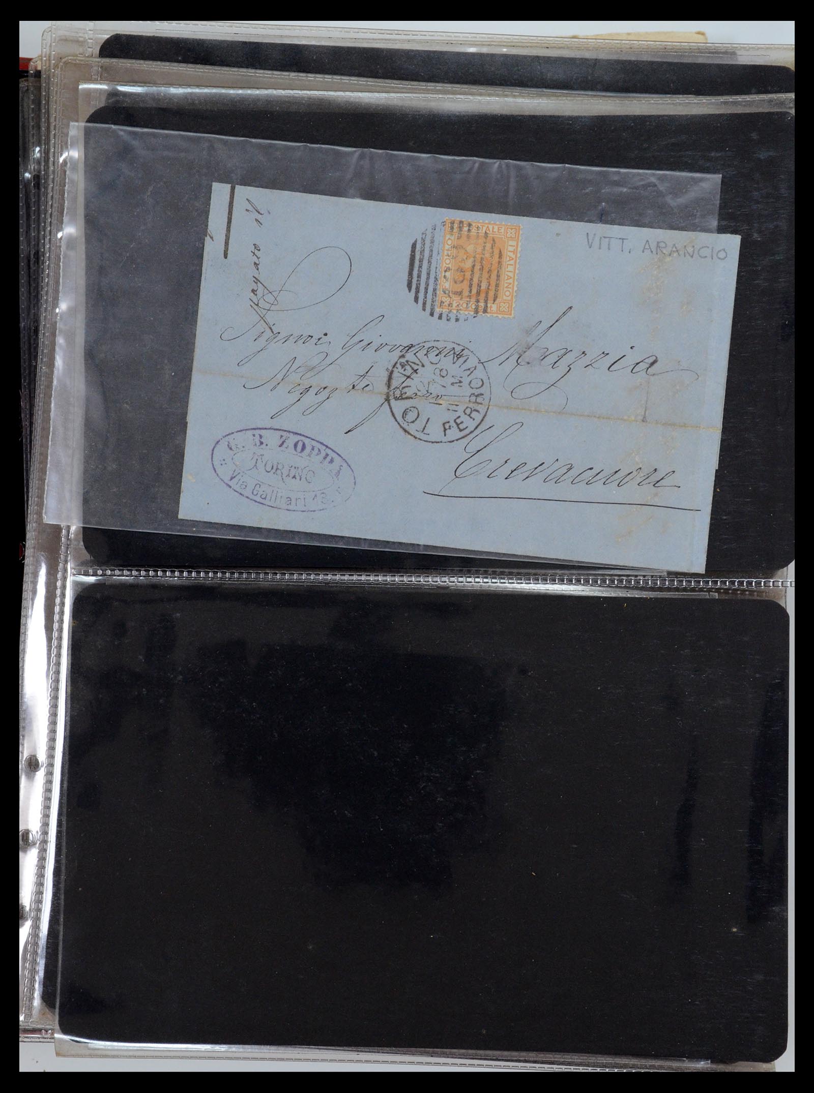 35751 036 - Postzegelverzameling 35751 Italië brieven 1878-1960.