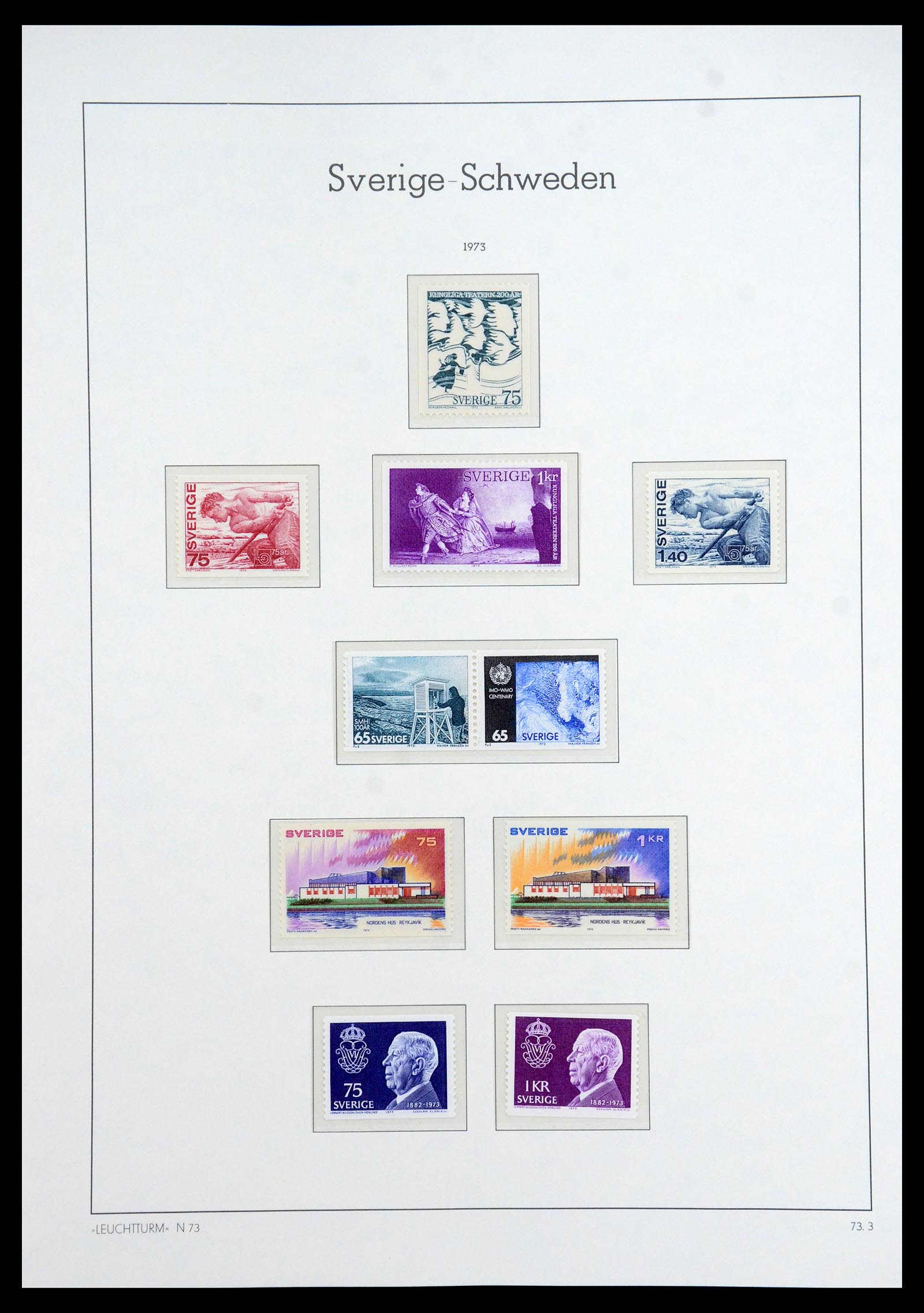 35778 183 - Postzegelverzameling 35778 Zweden 1855-1990.