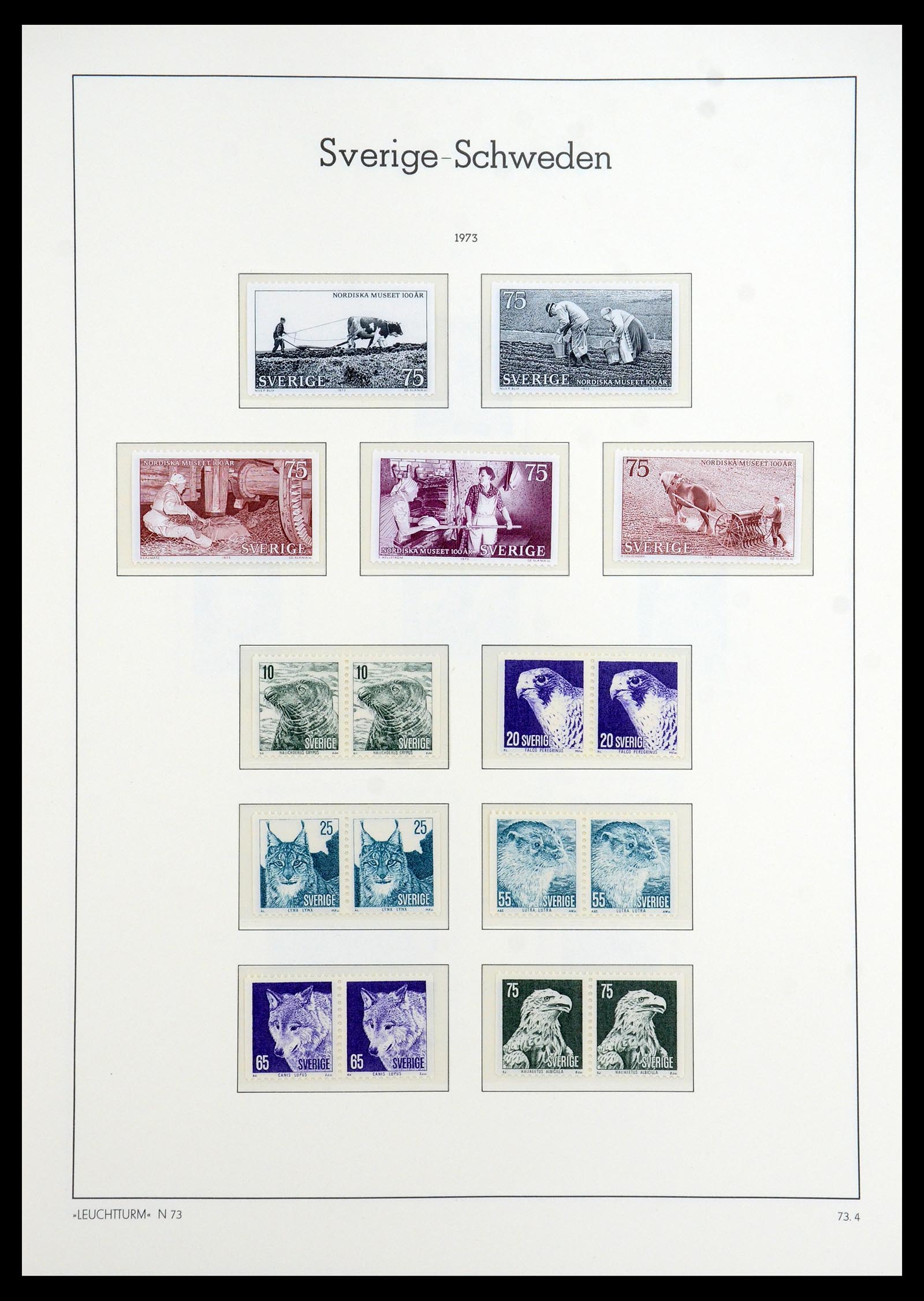 35778 184 - Postzegelverzameling 35778 Zweden 1855-1990.
