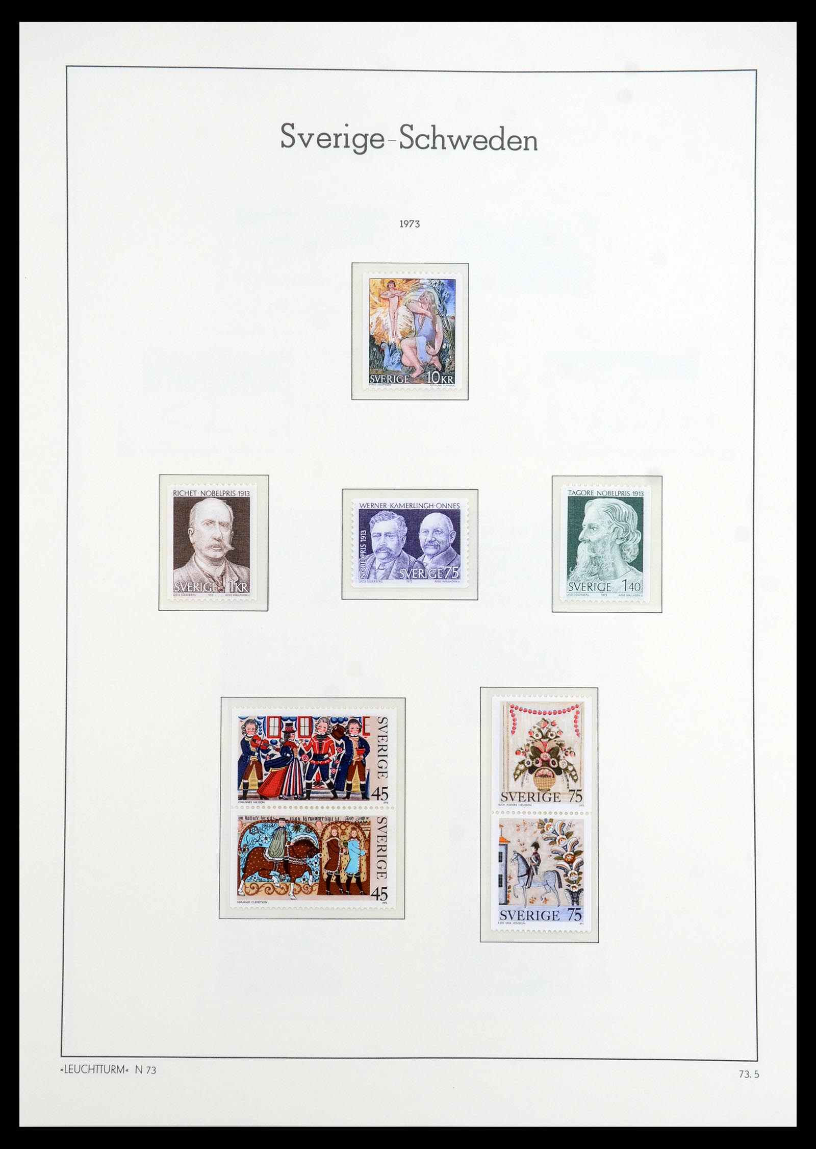 35778 185 - Postzegelverzameling 35778 Zweden 1855-1990.