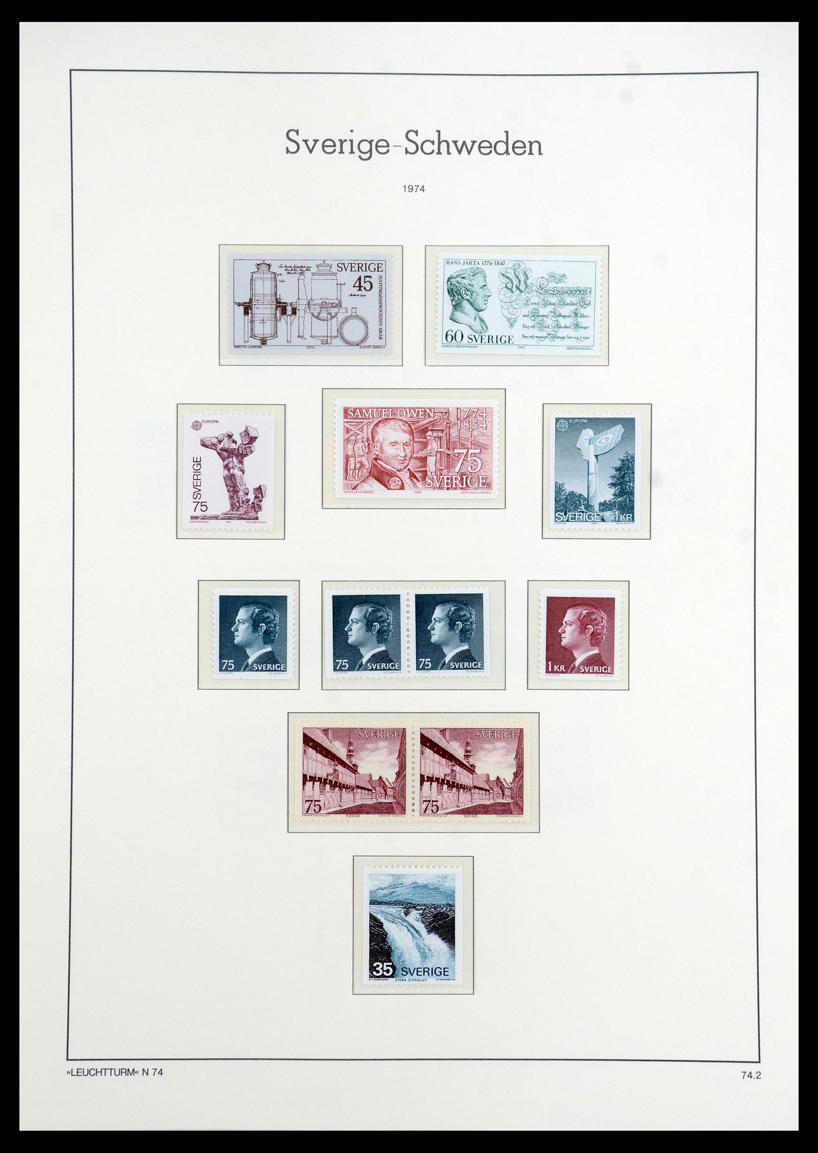 35778 187 - Postzegelverzameling 35778 Zweden 1855-1990.