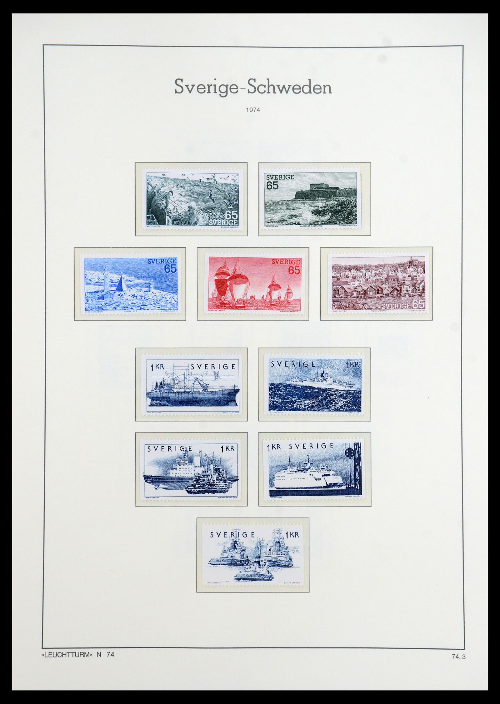 35778 188 - Postzegelverzameling 35778 Zweden 1855-1990.