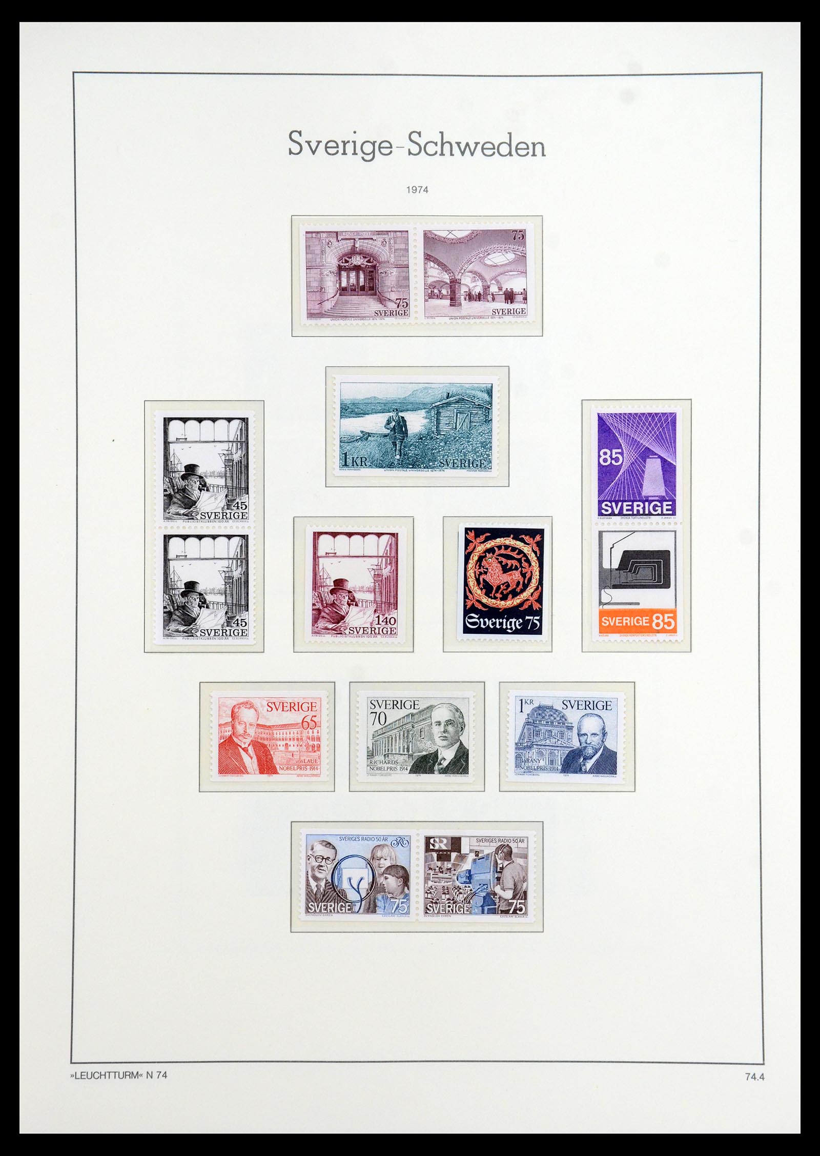 35778 189 - Postzegelverzameling 35778 Zweden 1855-1990.