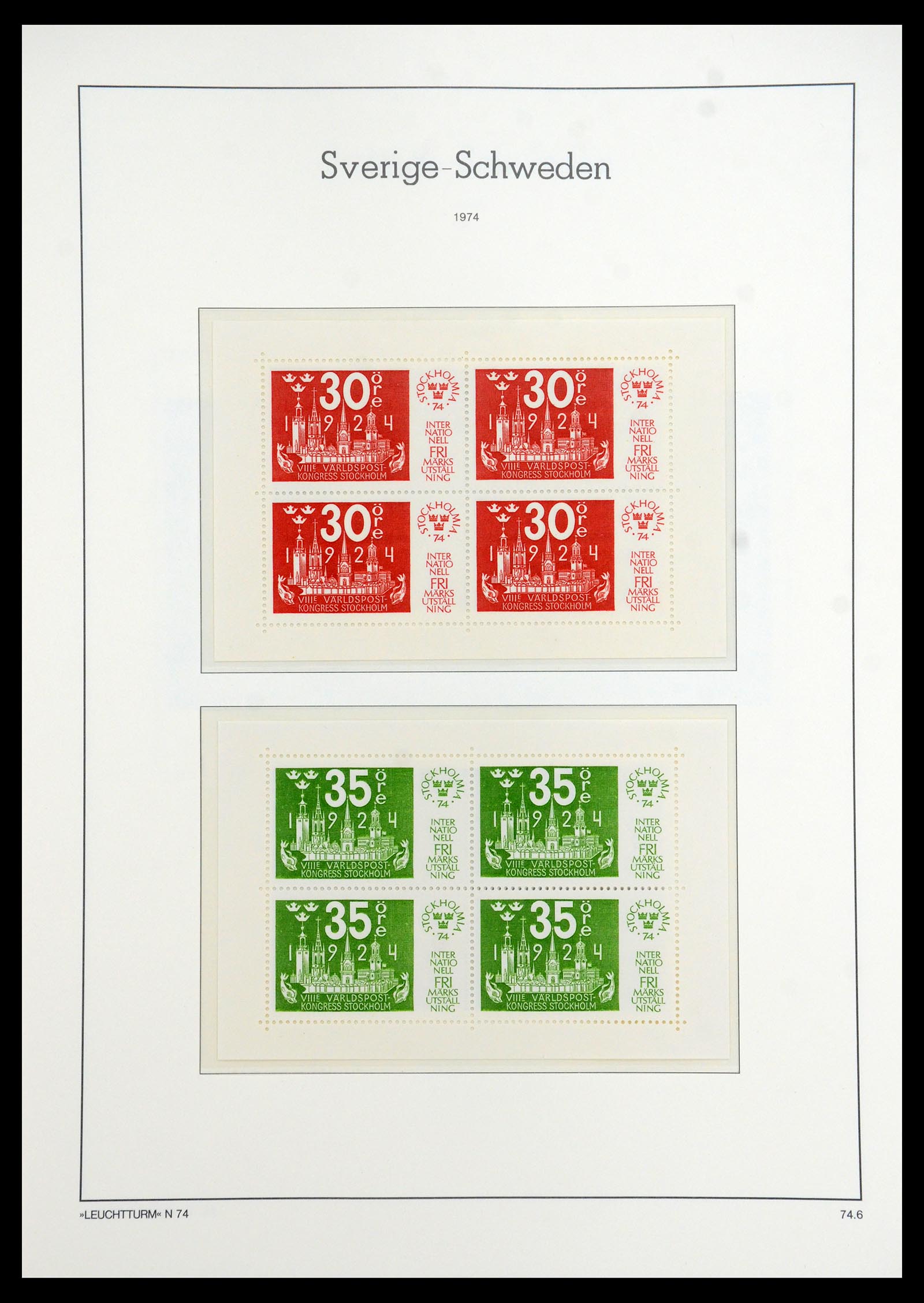 35778 191 - Postzegelverzameling 35778 Zweden 1855-1990.