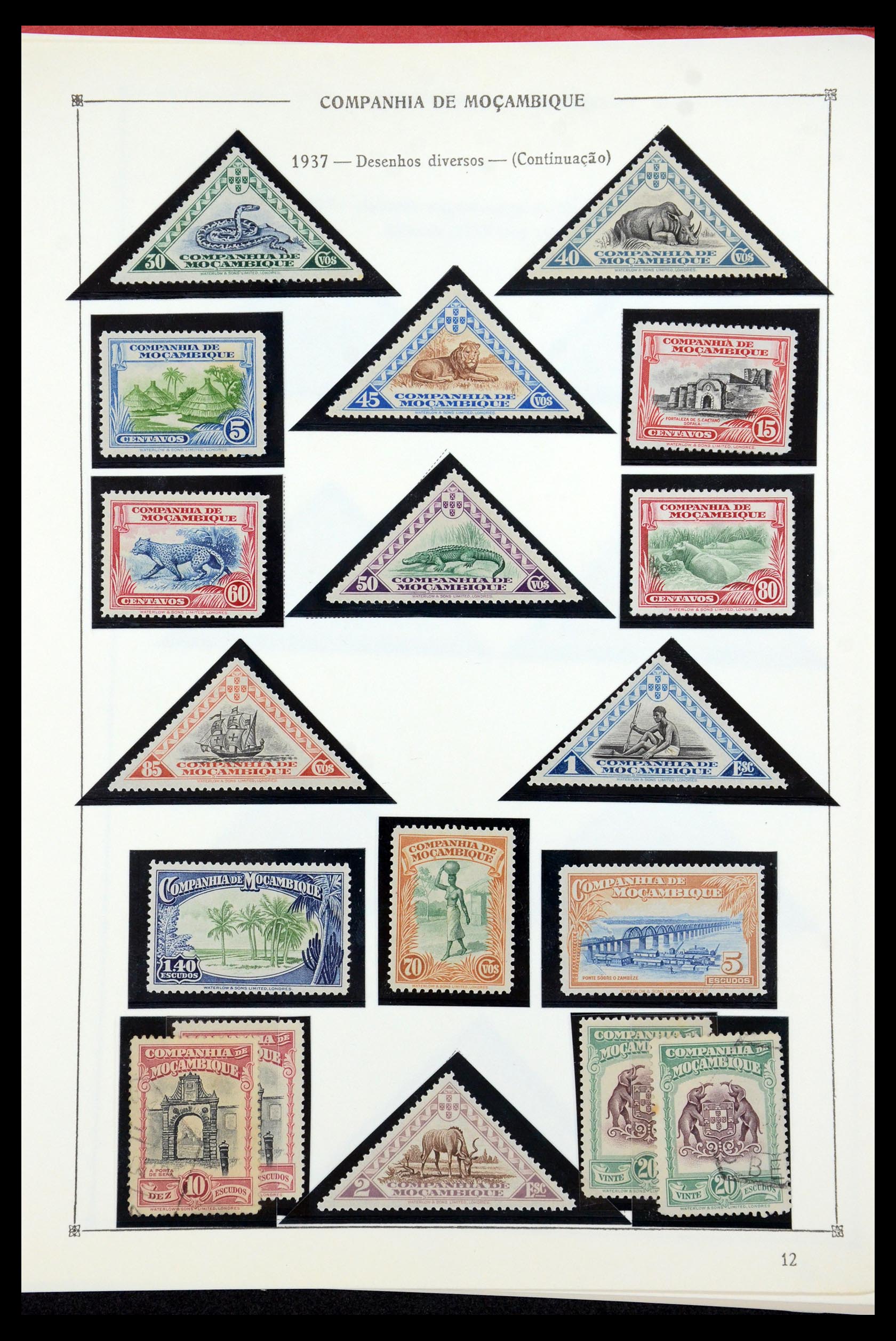35788 098 - Postzegelverzameling 35788 Portugese koloniën 1886-1971.