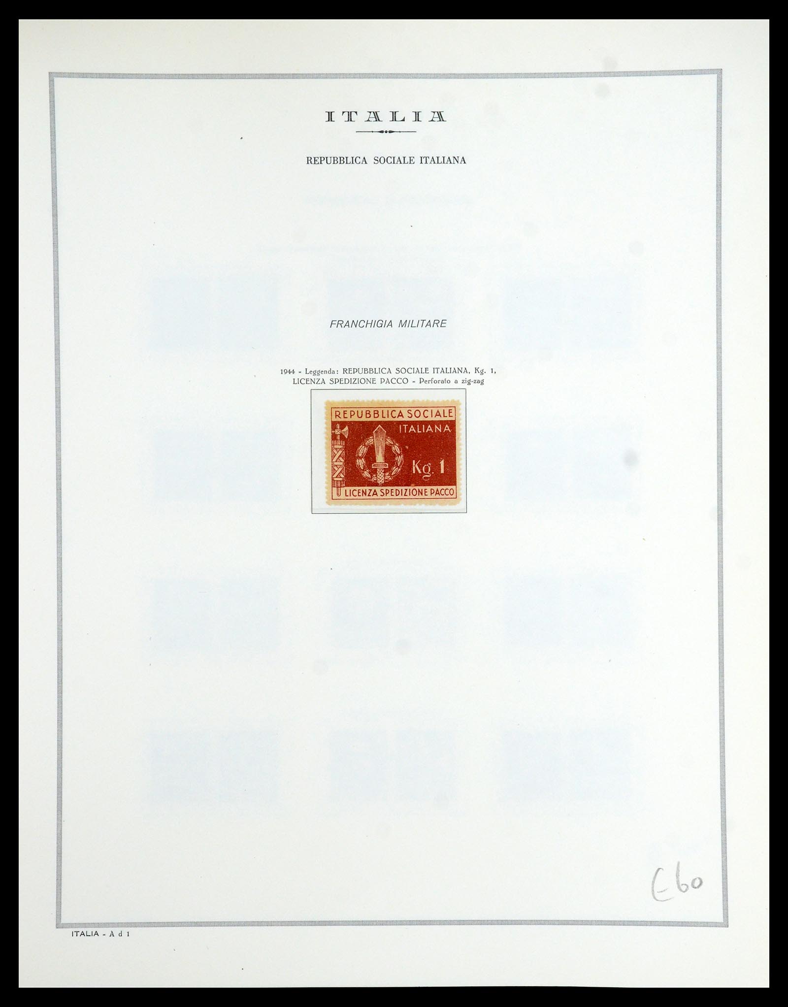 35799 028 - Postzegelverzameling 35799 Italië back of the book 1863-1945.