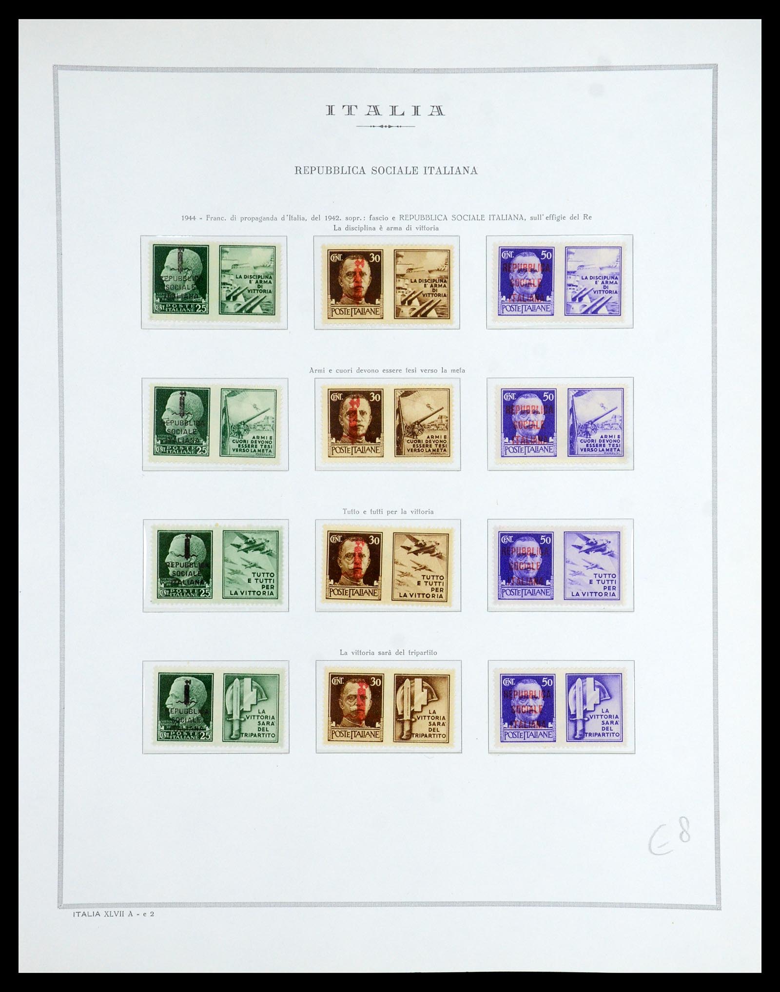 35799 030 - Postzegelverzameling 35799 Italië back of the book 1863-1945.