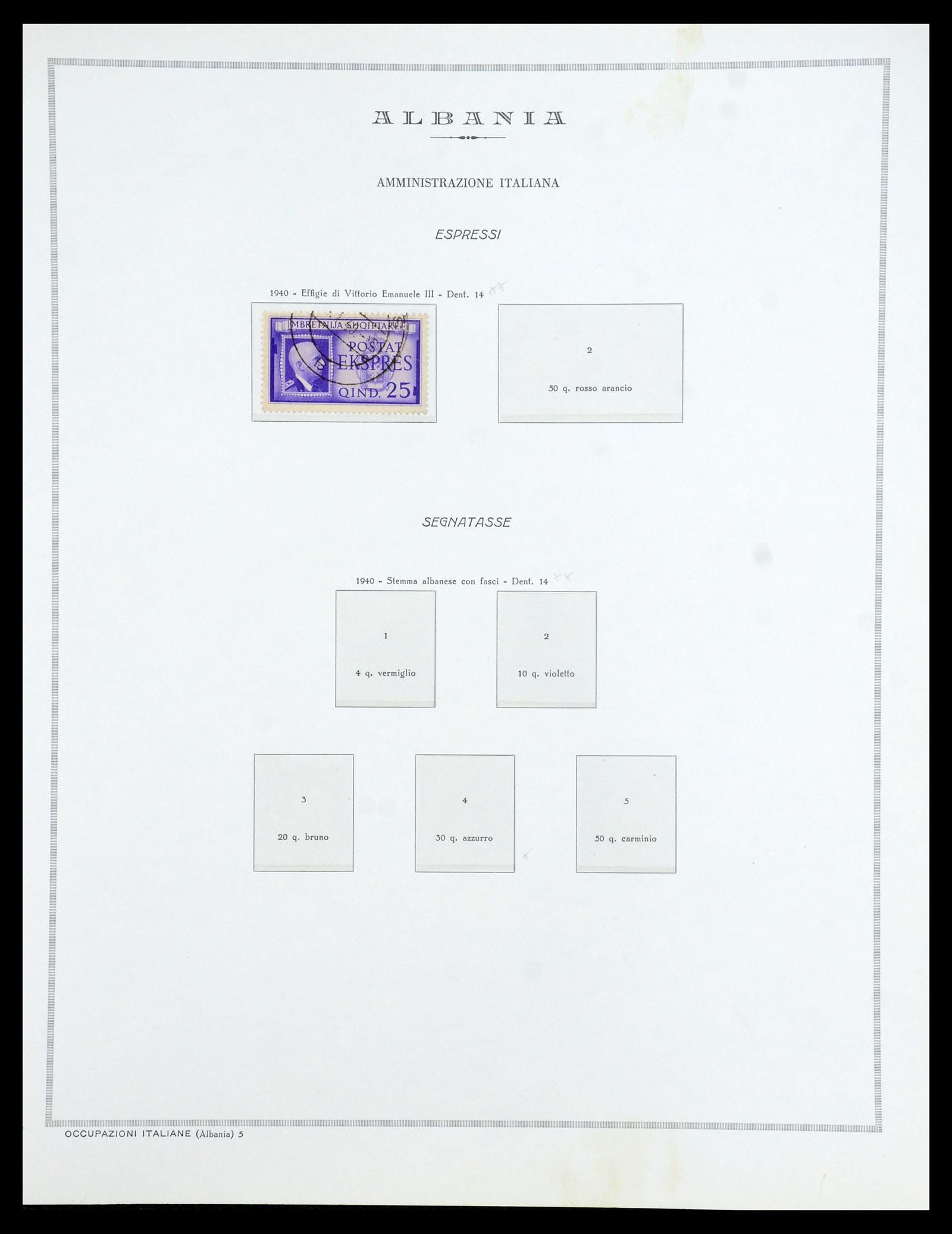 35808 054 - Stamp Collection 35808 Italian territories/occupation/locals 1874-1954.