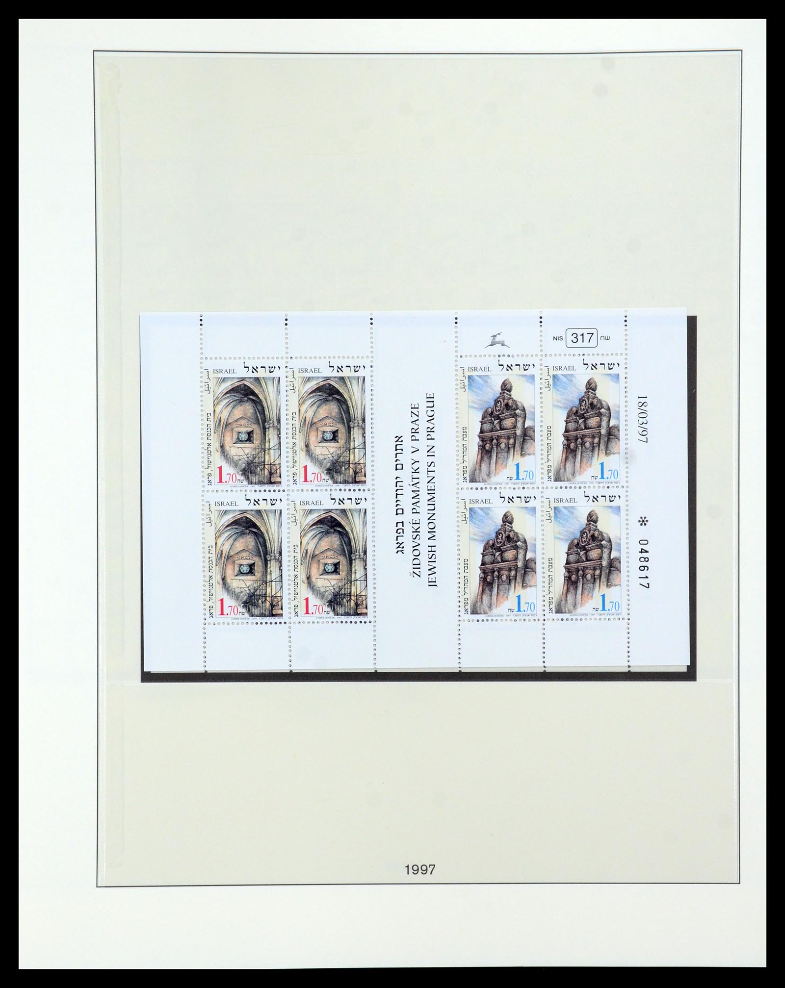 35825 107 - Postzegelverzameling 35825 Israël 1984-2009.