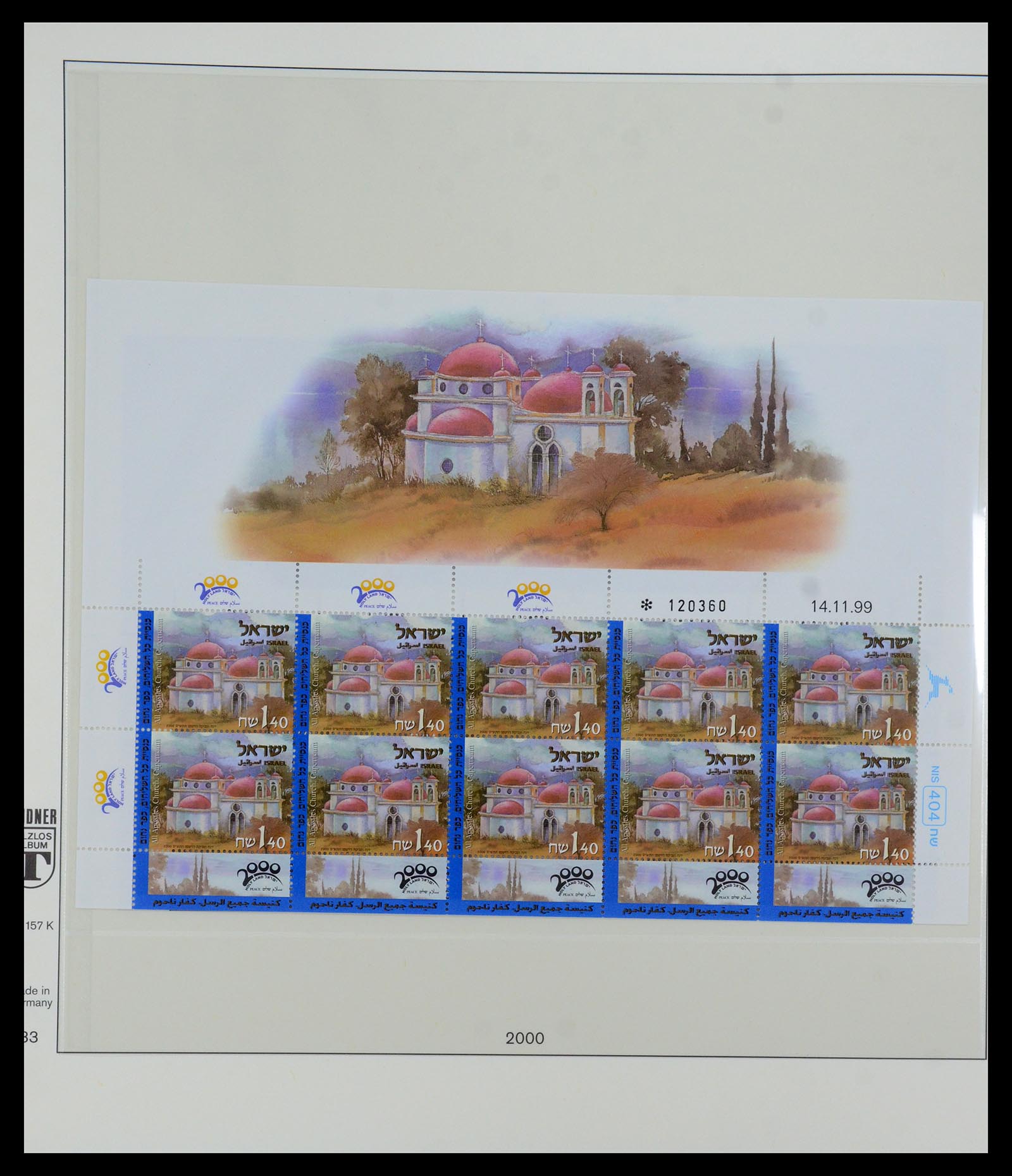 35825 114 - Postzegelverzameling 35825 Israël 1984-2009.
