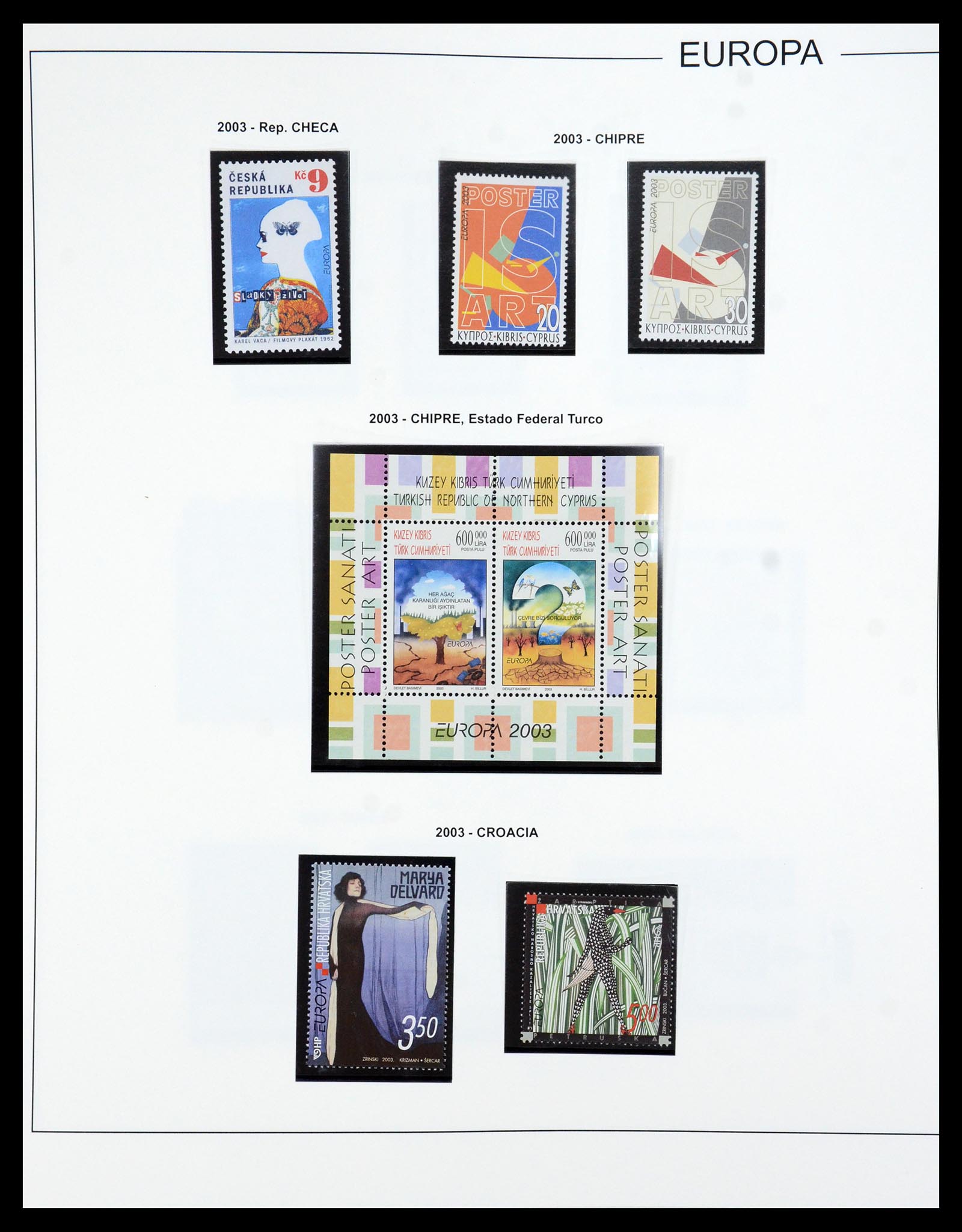 35872 401 - Postzegelverzameling 35872 Europa CEPT 1956-2006.