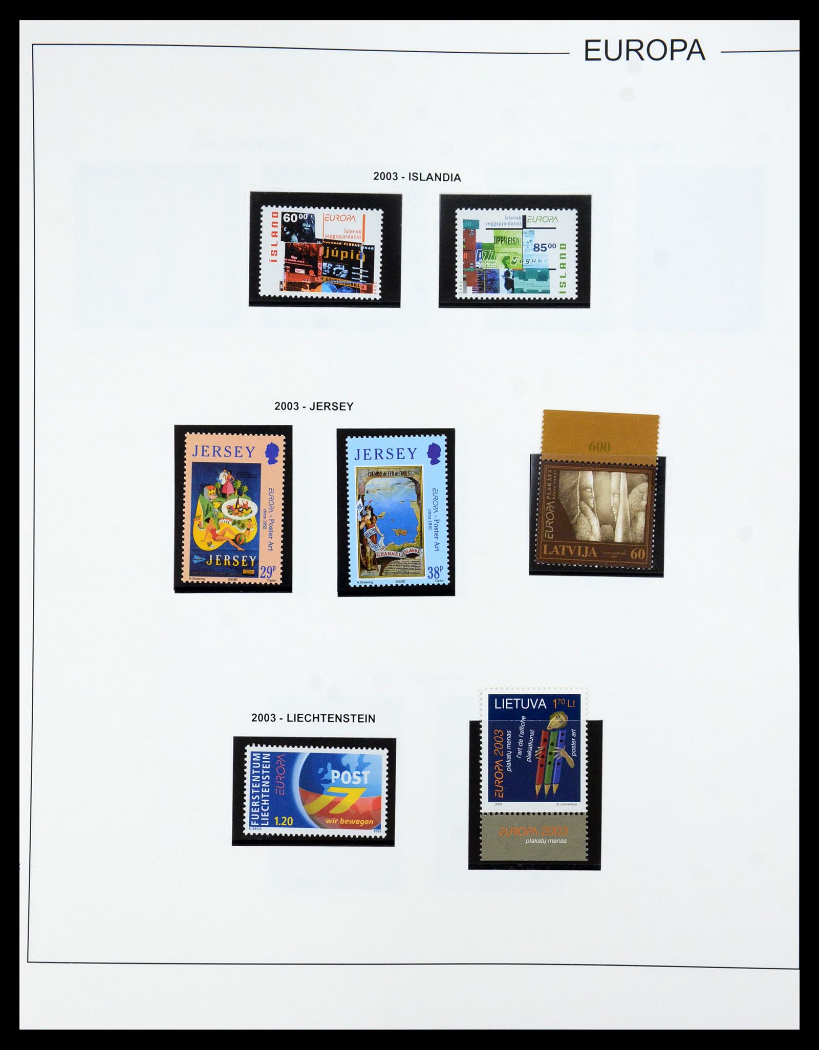 35872 405 - Postzegelverzameling 35872 Europa CEPT 1956-2006.