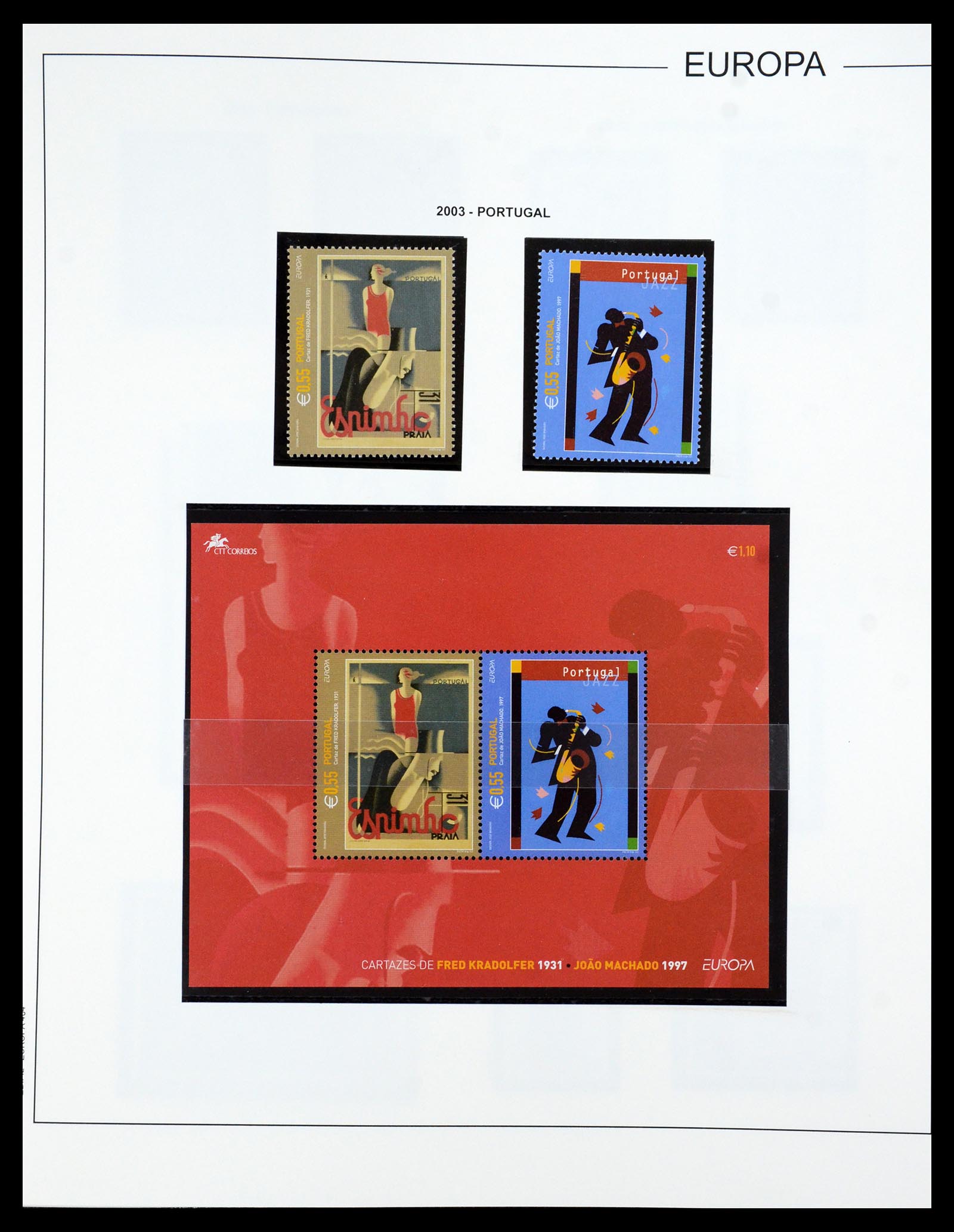 35872 409 - Postzegelverzameling 35872 Europa CEPT 1956-2006.