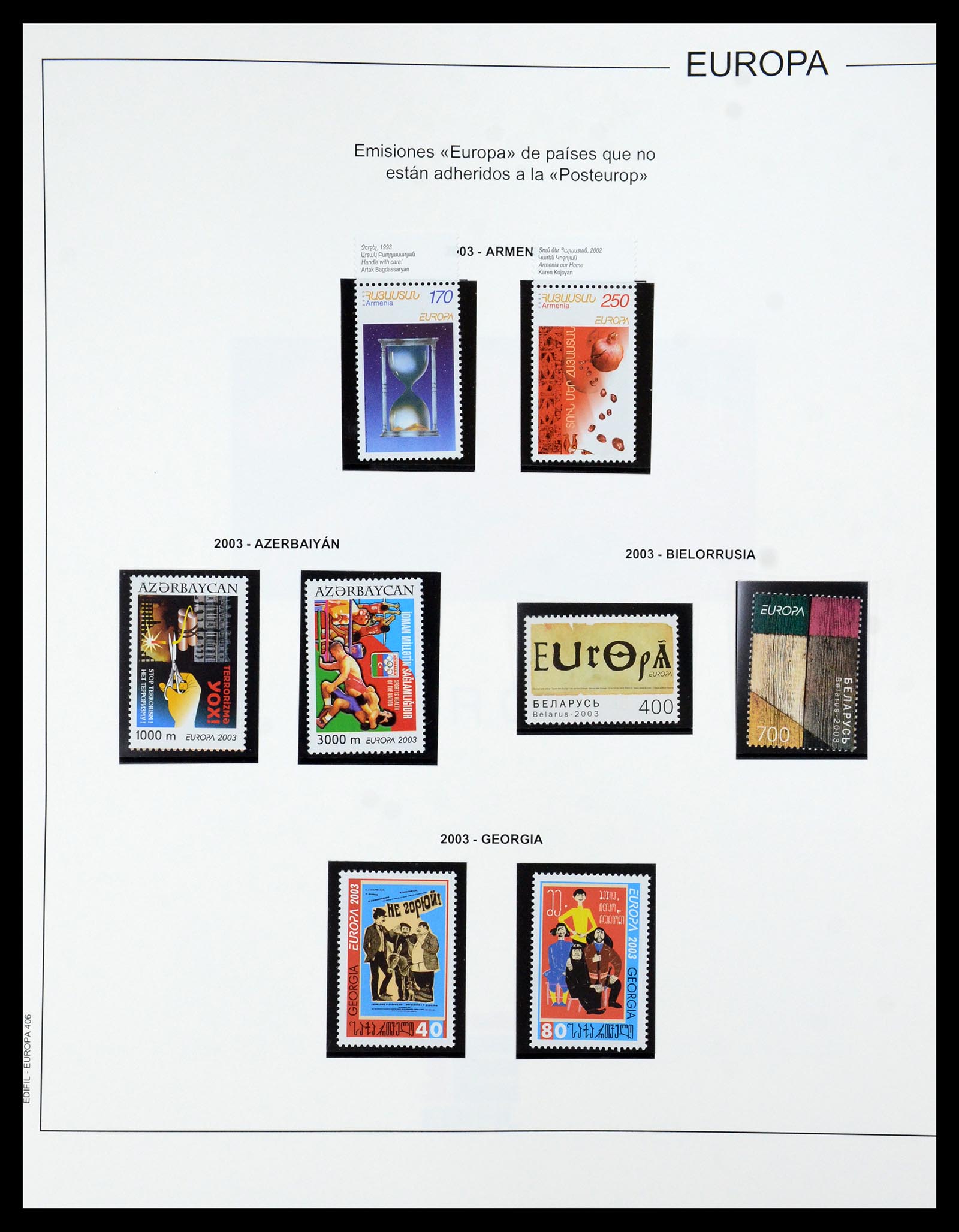 35872 411 - Postzegelverzameling 35872 Europa CEPT 1956-2006.