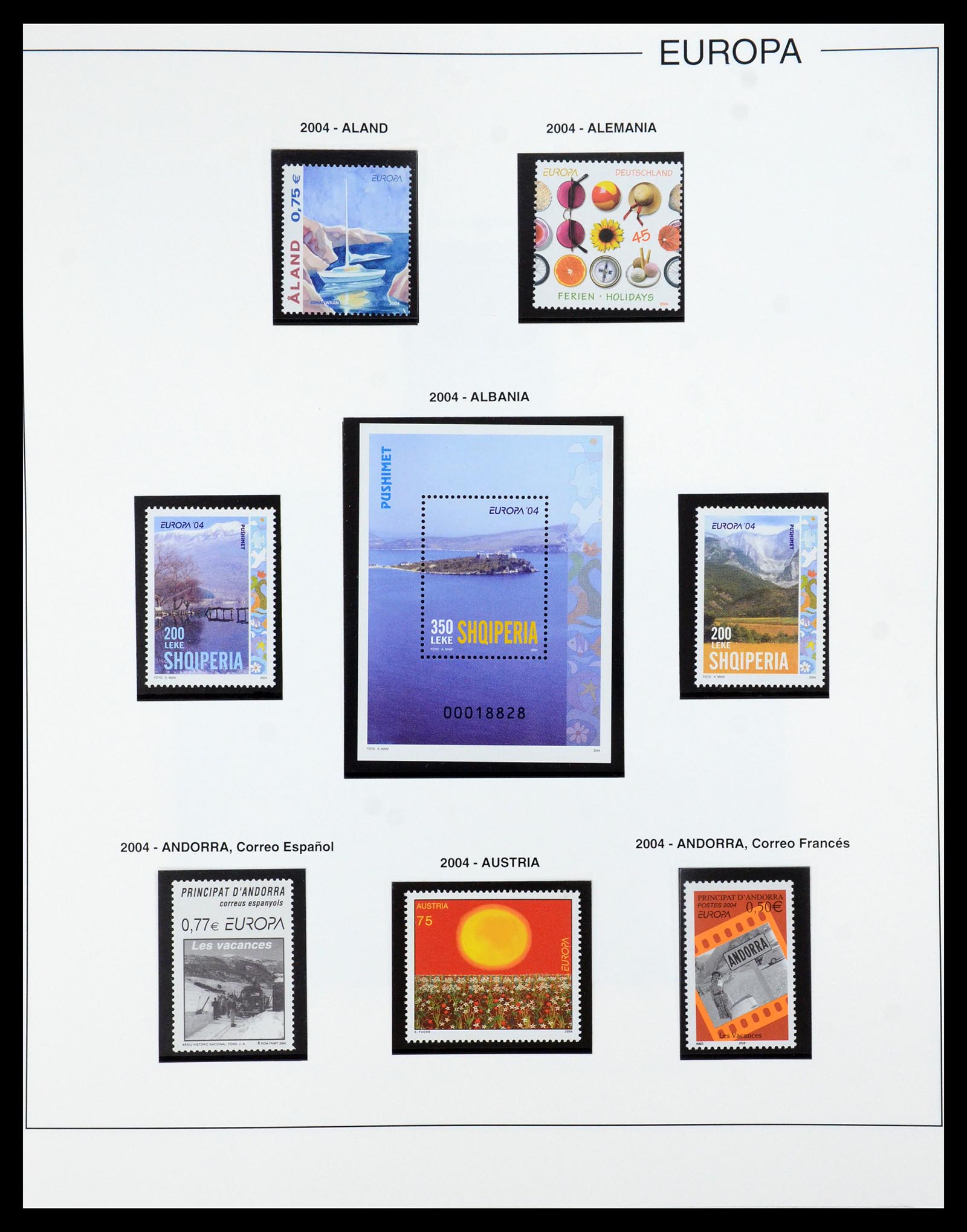 35872 416 - Postzegelverzameling 35872 Europa CEPT 1956-2006.