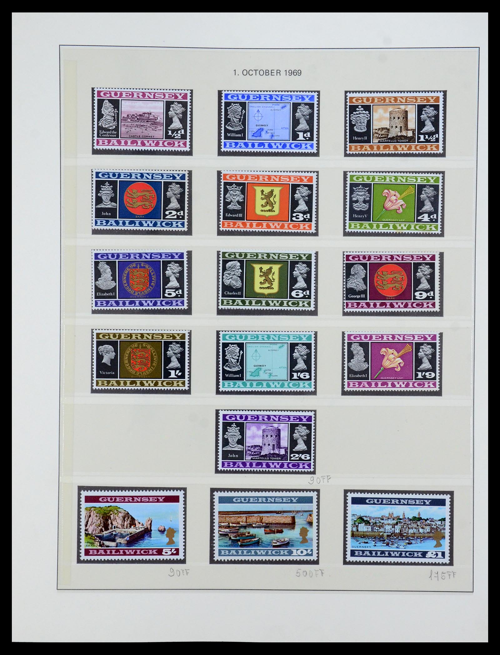 35873 003 - Postzegelverzameling 35873 Guernsey 1941-2005.
