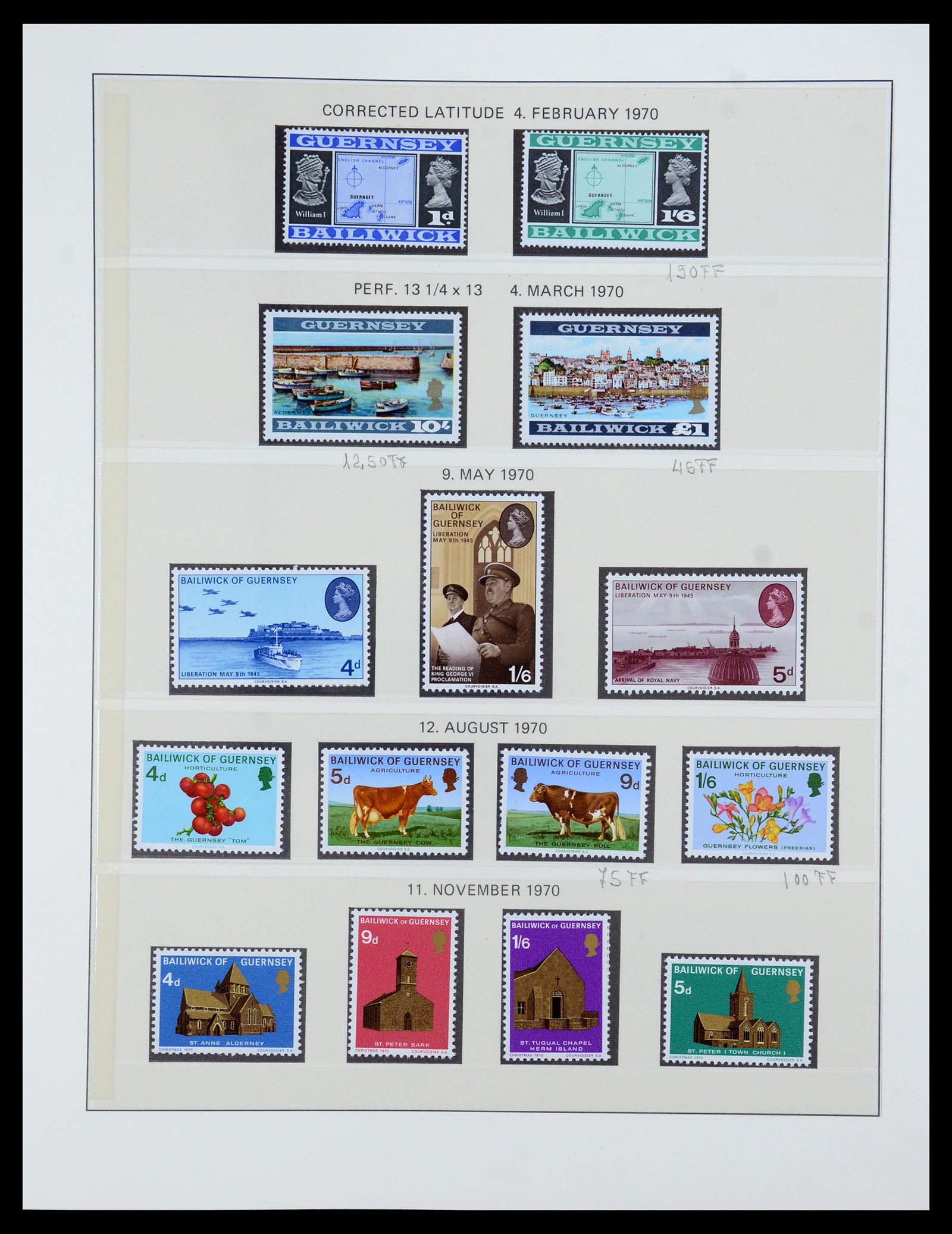 35873 005 - Postzegelverzameling 35873 Guernsey 1941-2005.