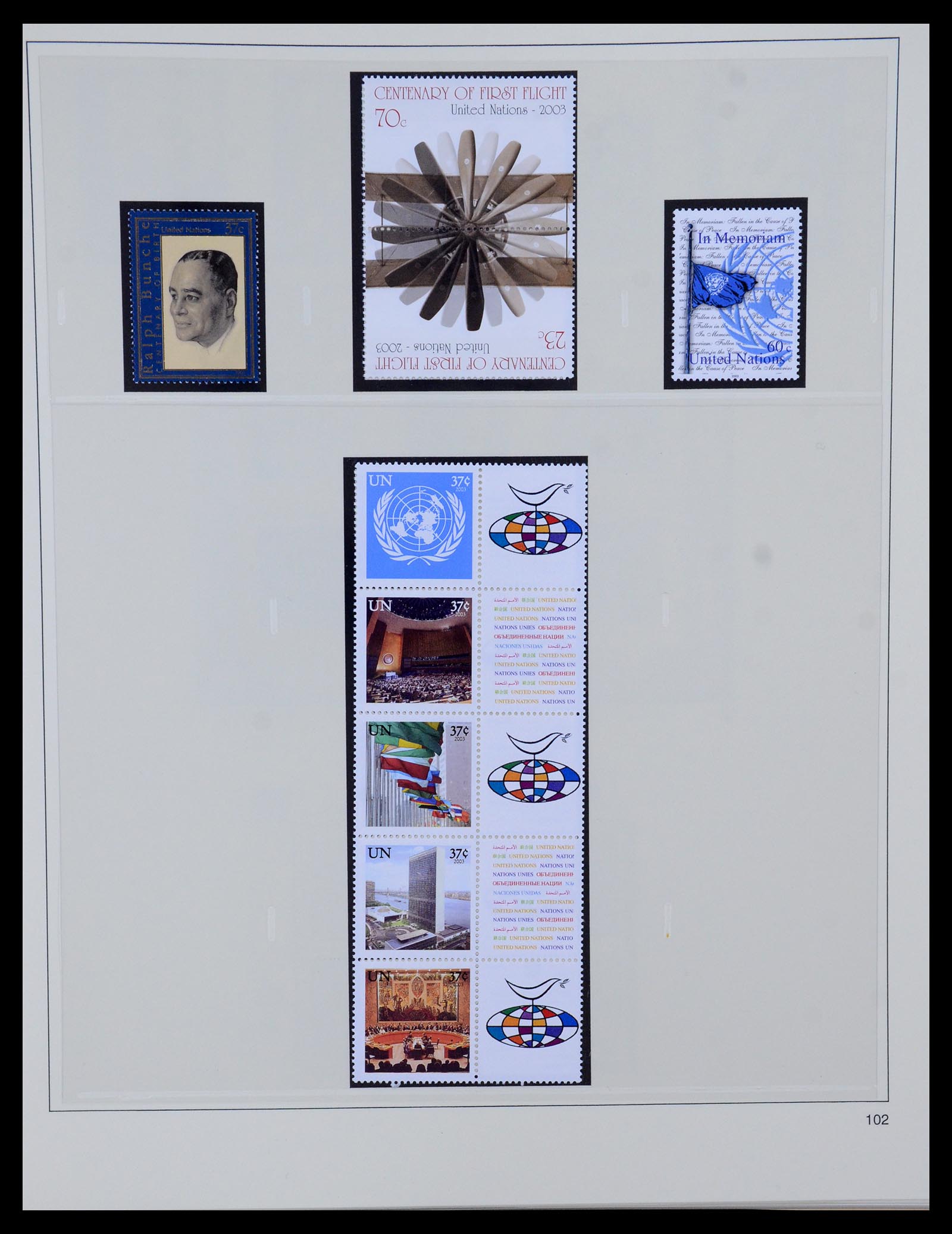 35879 101 - Postzegelverzameling 35879 Verenigde Naties 1951-2012.