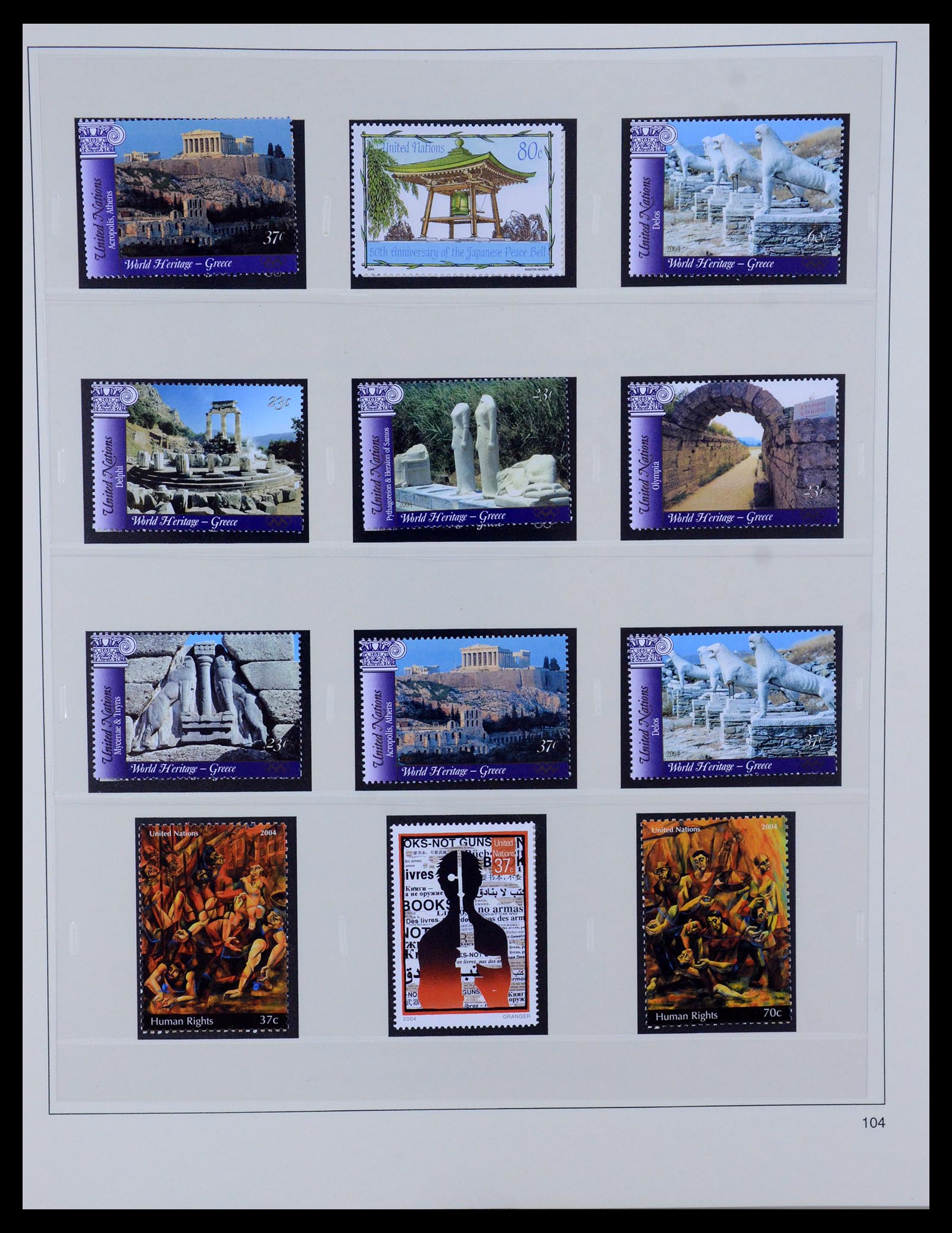 35879 103 - Postzegelverzameling 35879 Verenigde Naties 1951-2012.