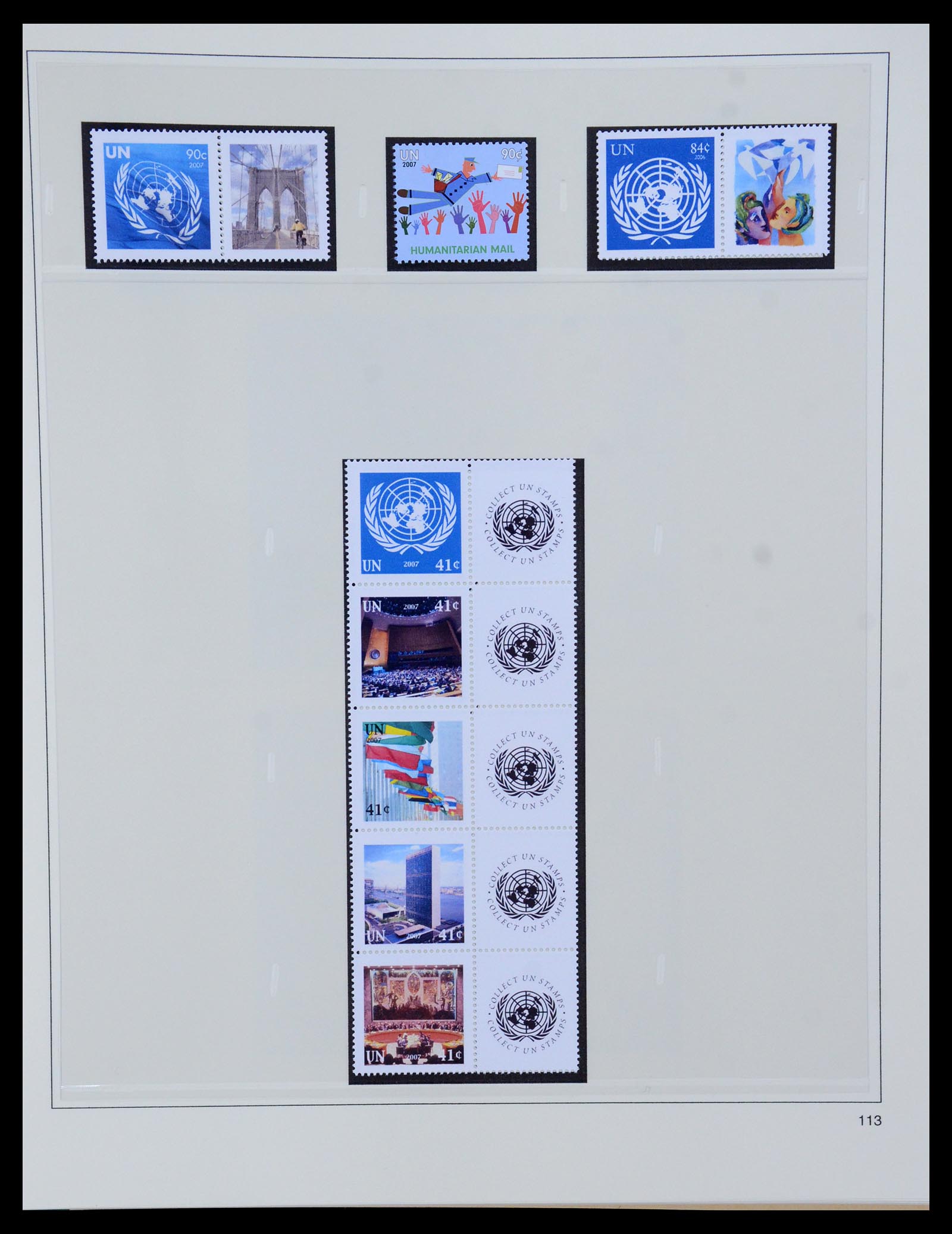 35879 112 - Postzegelverzameling 35879 Verenigde Naties 1951-2012.